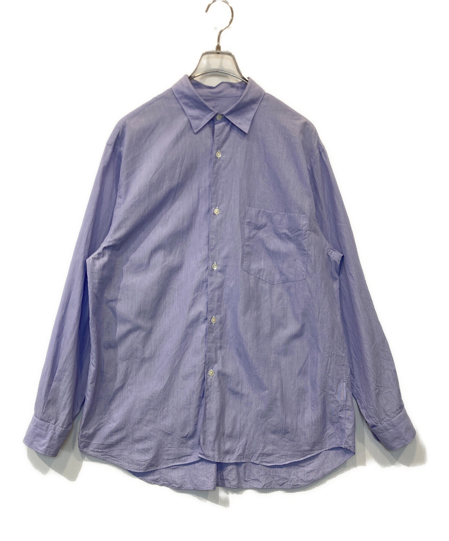 中古・古着通販】COMOLI (コモリ) コモリシャツ W03-02001 ブルー