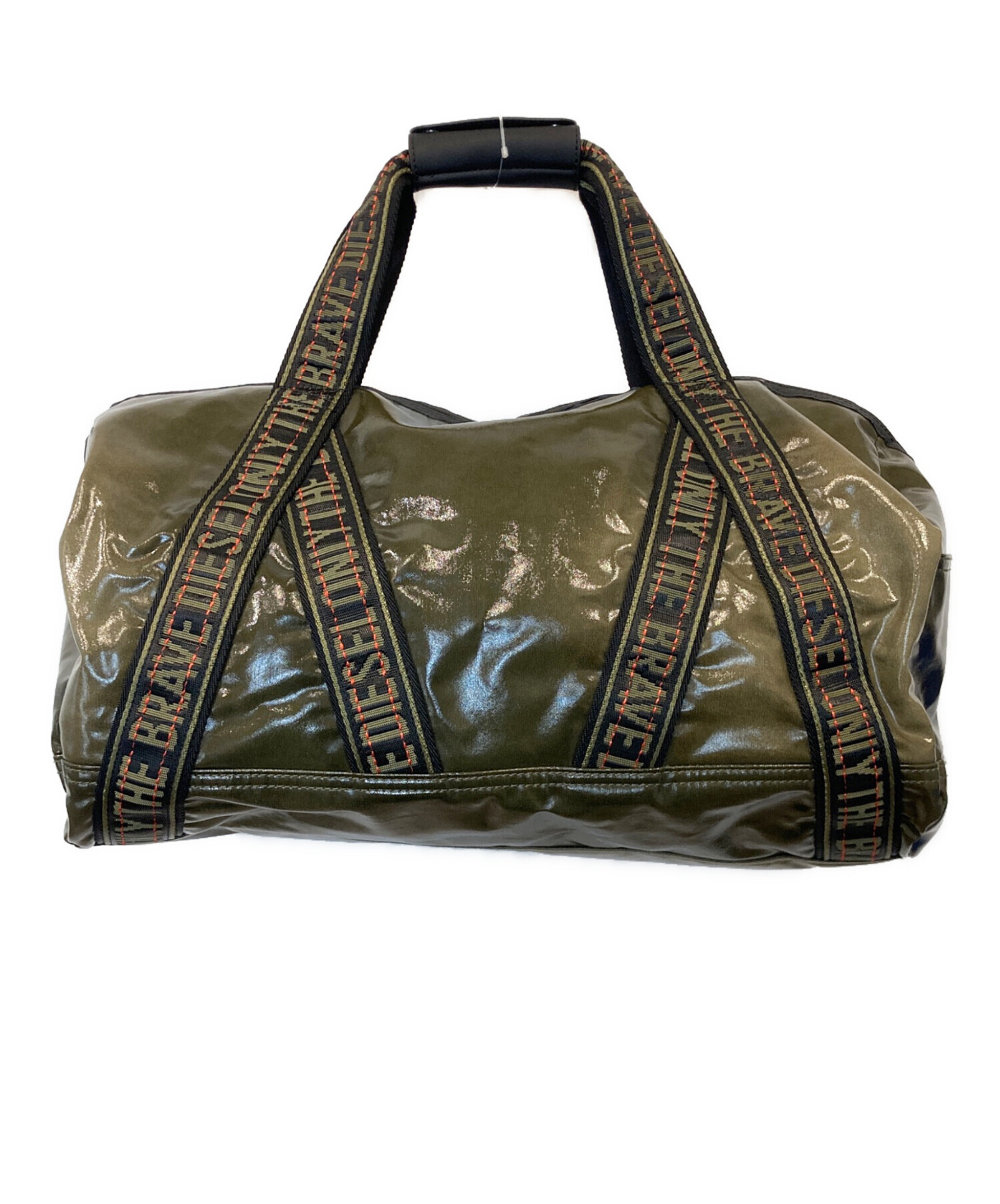 中古・古着通販】DIESEL (ディーゼル) ボストンバッグ カーキ