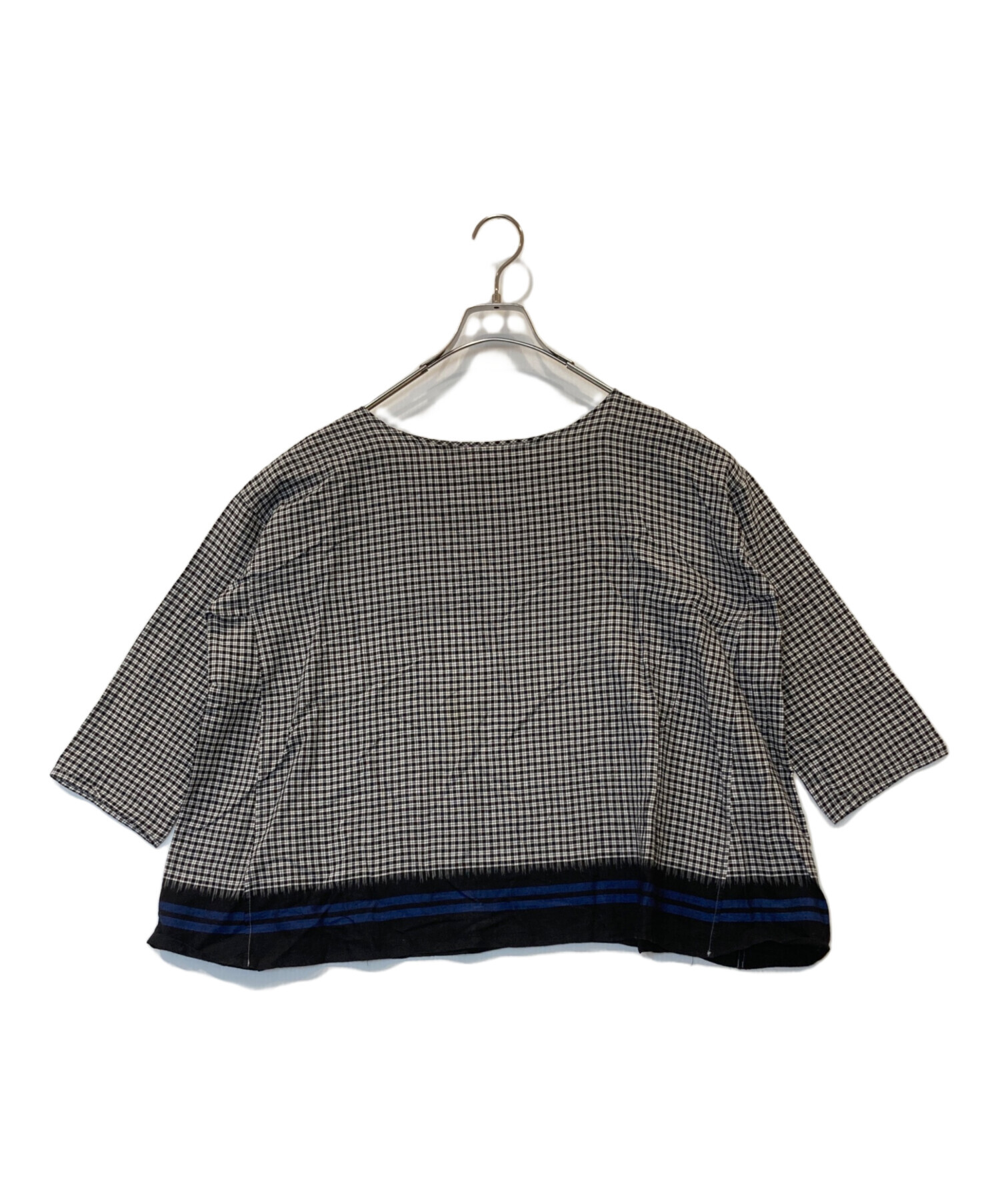 中古・古着通販】45R (フォーティファイブ・アール) チェックブラウス