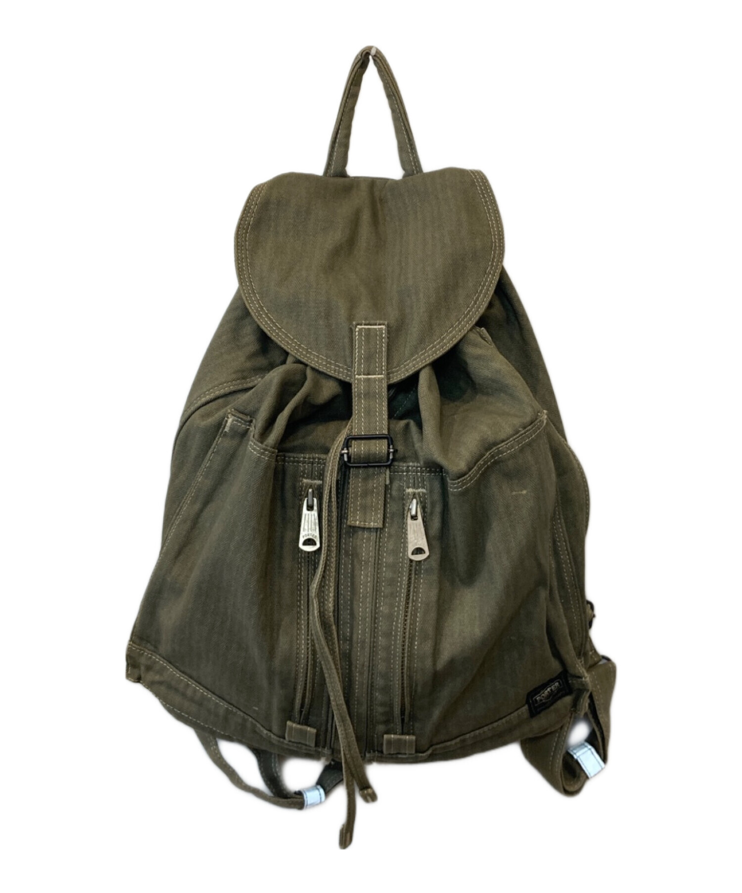 中古・古着通販】PORTER (ポーター) PAGE RUCK SACK カーキ｜ブランド 