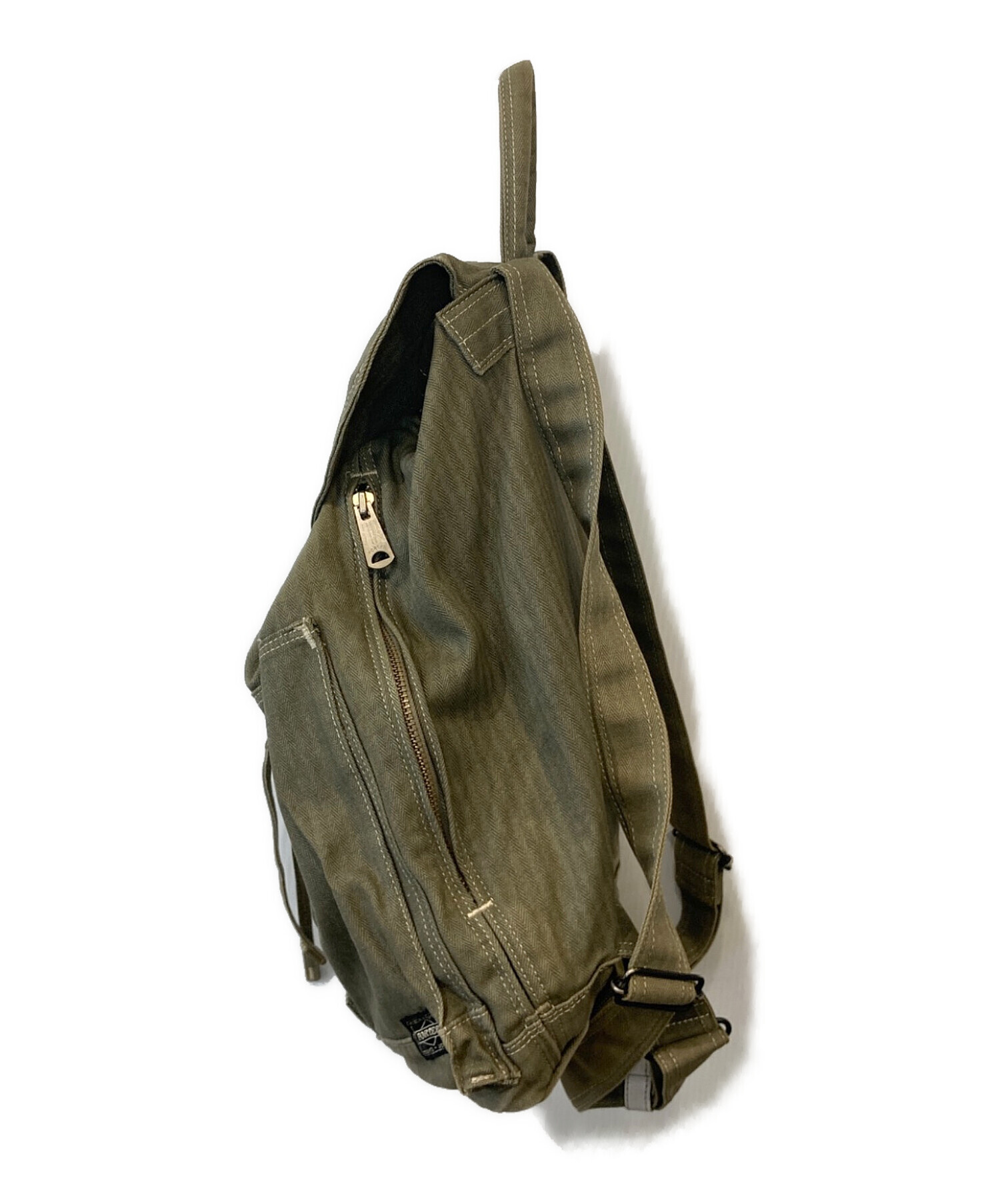 中古・古着通販】PORTER (ポーター) PAGE RUCK SACK カーキ｜ブランド 