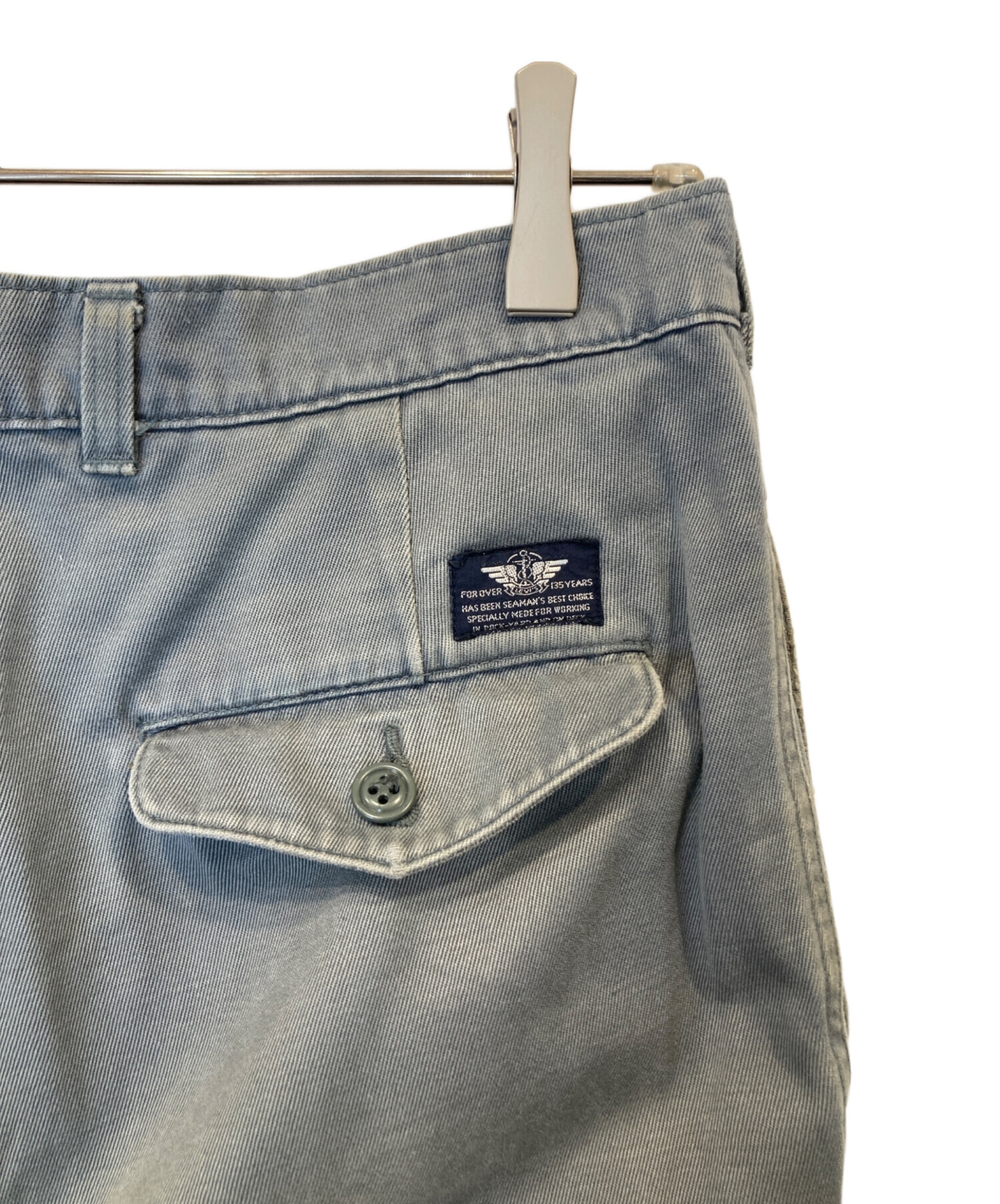 中古・古着通販】LEVI'S (リーバイス) タックパンツ ネイビー サイズ
