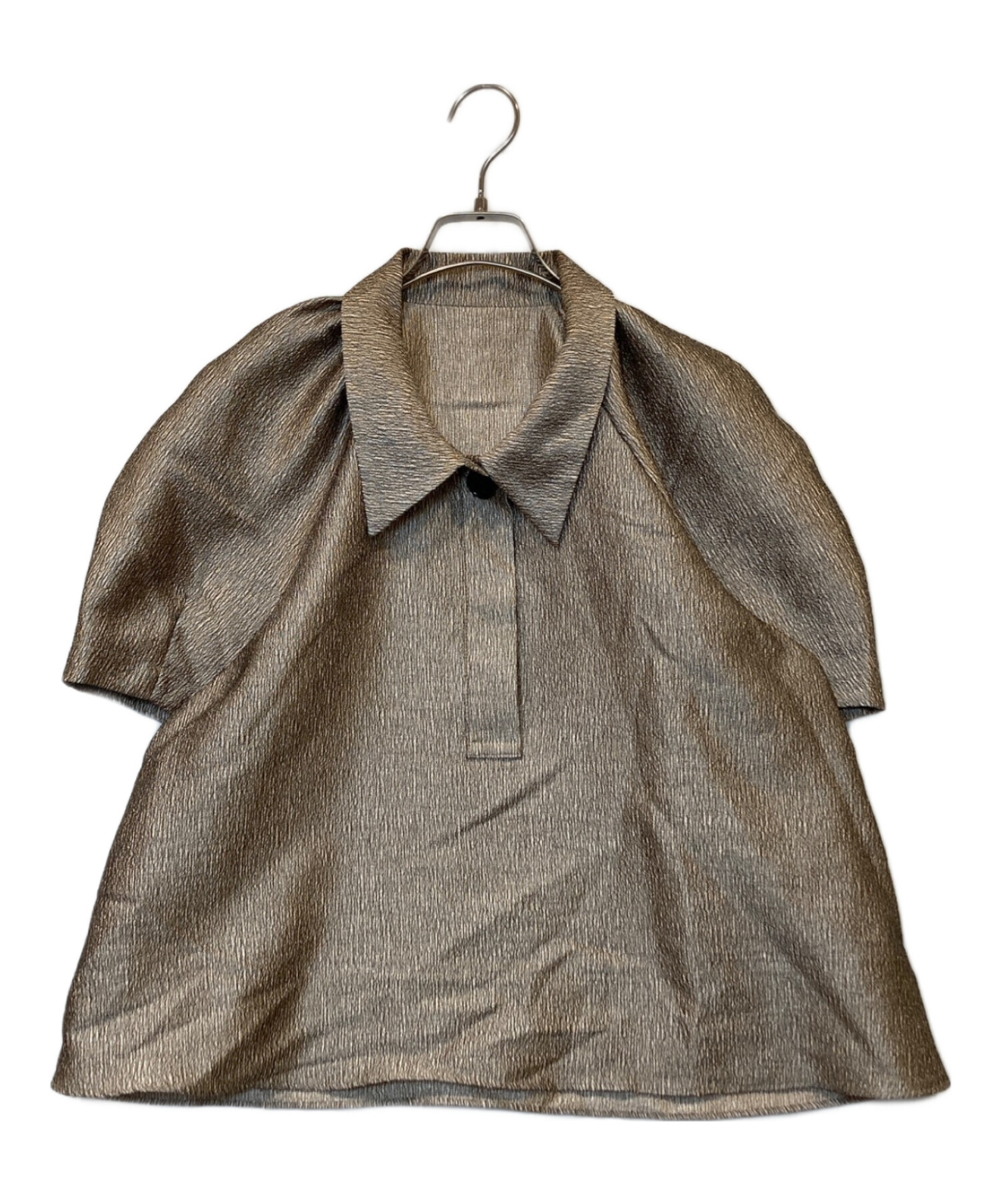 中古・古着通販】machatt (マチャット) メタリックパフスリーブ
