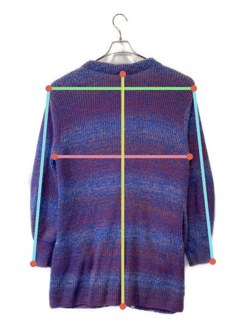 amerivintage カーディガン 中古・古着通販】Ameri (アメリ) UND MIX LONG STRAIGHT KNIT CARDIGAN