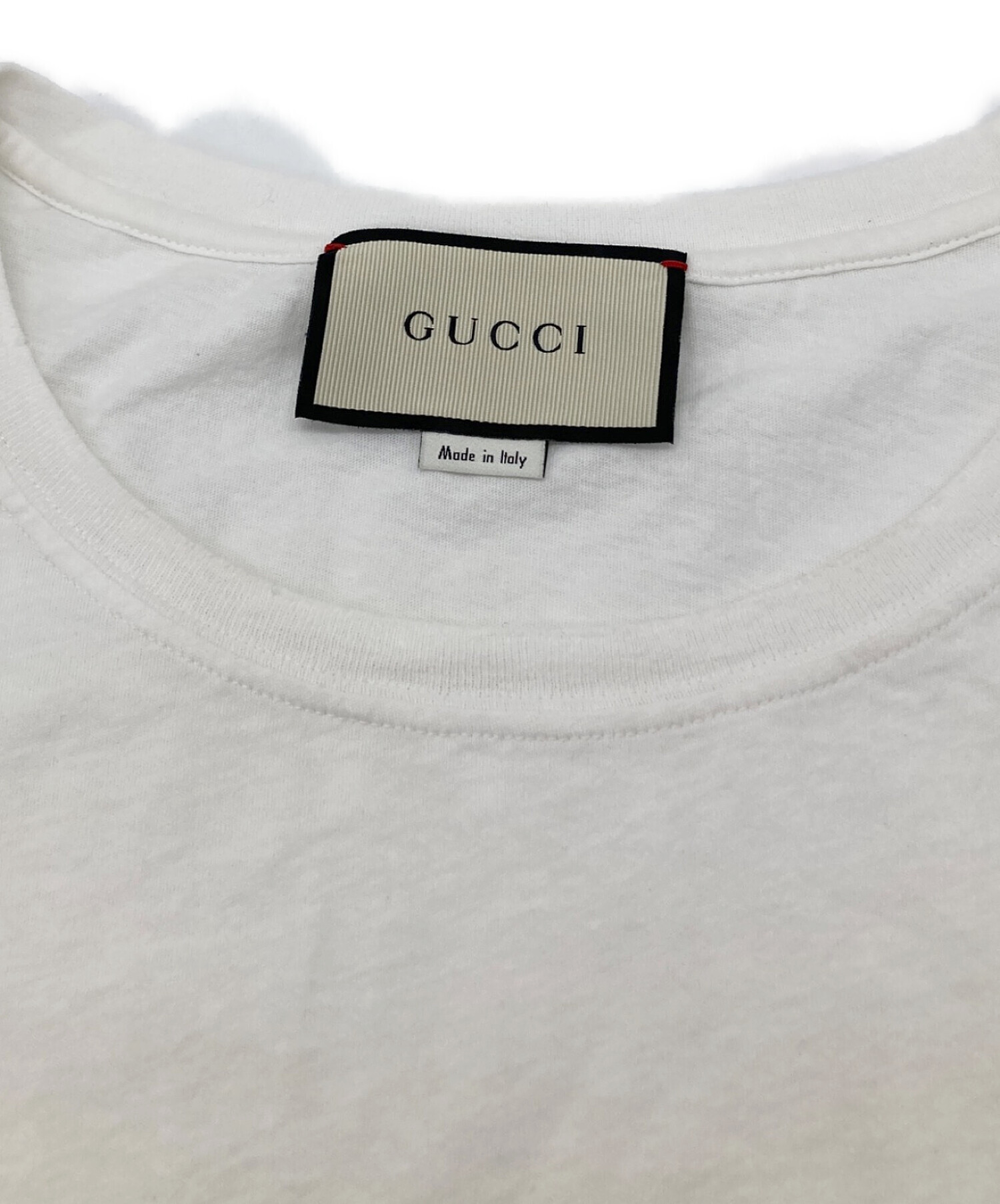 中古・古着通販】GUCCI (グッチ) ロゴ ウォッシュドオーバーサイズ T