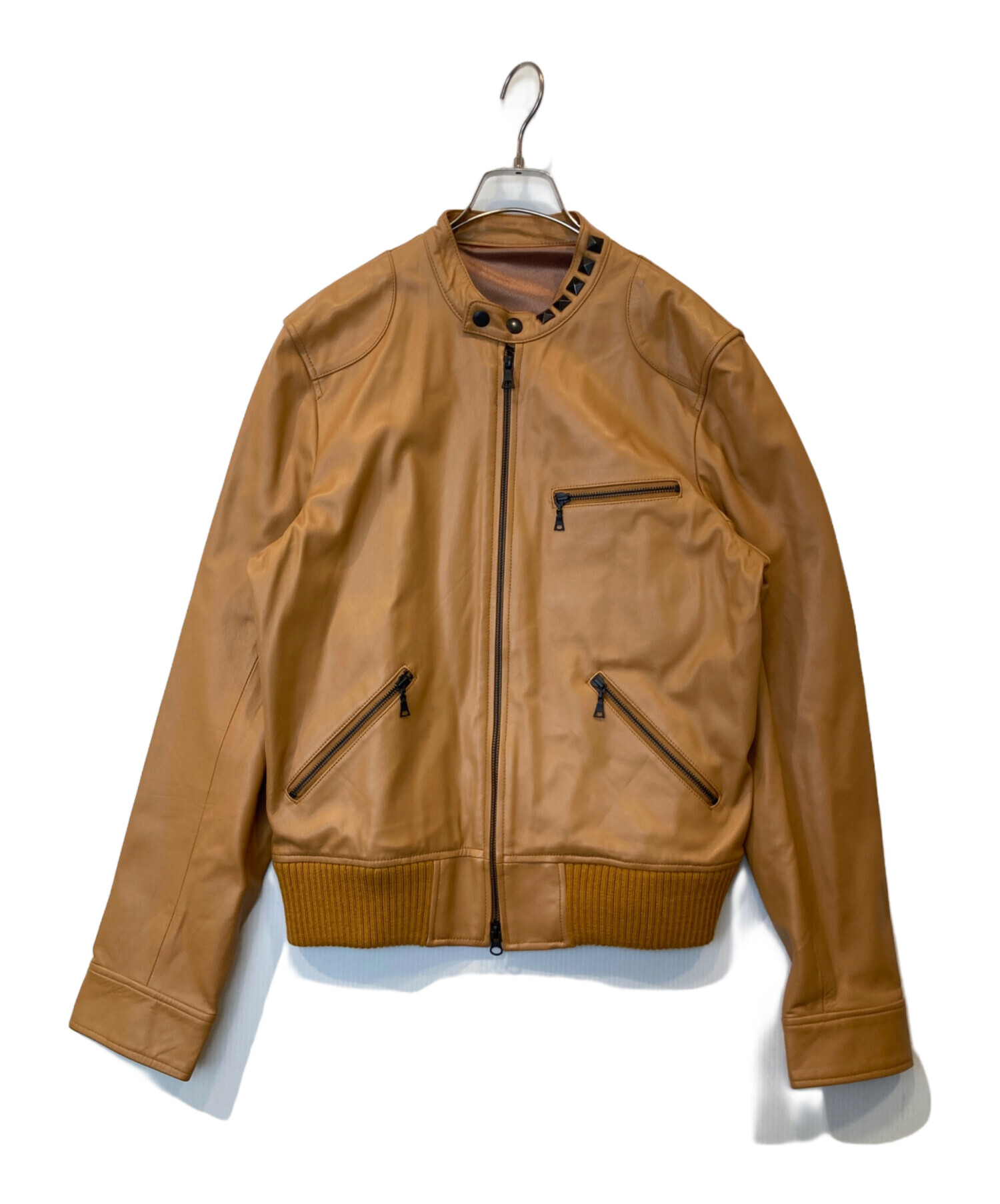 中古・古着通販】BEAMS (ビームス) シングルライダースジャケット