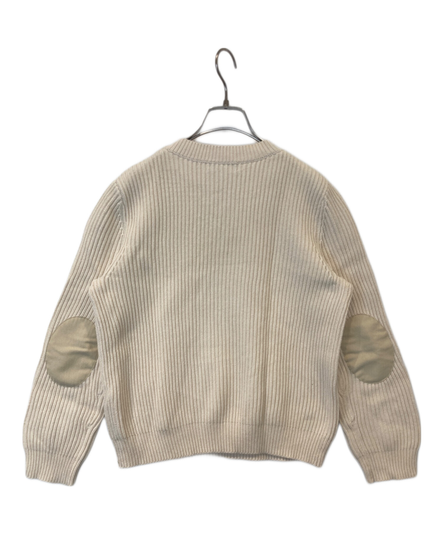 中古・古着通販】A.P.C. (アーペーセー) エルボーパッチコットンニット