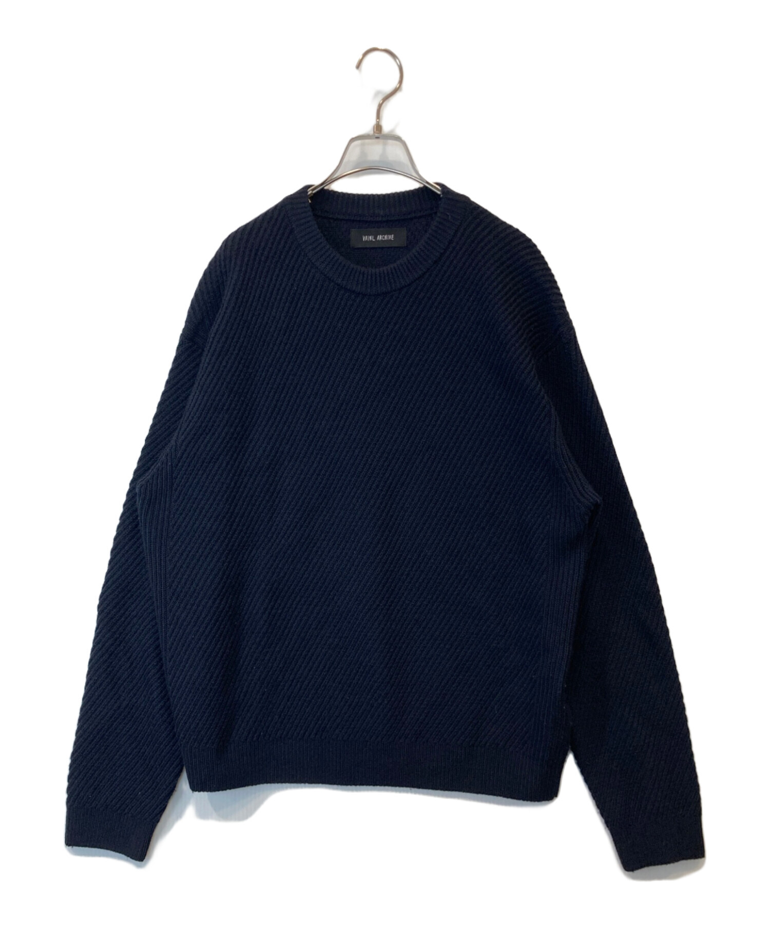 VAINL ARCHIVE ヴァイナルアーカイブ ニット・セーター L 赤 【古着】 archive ニットセーター