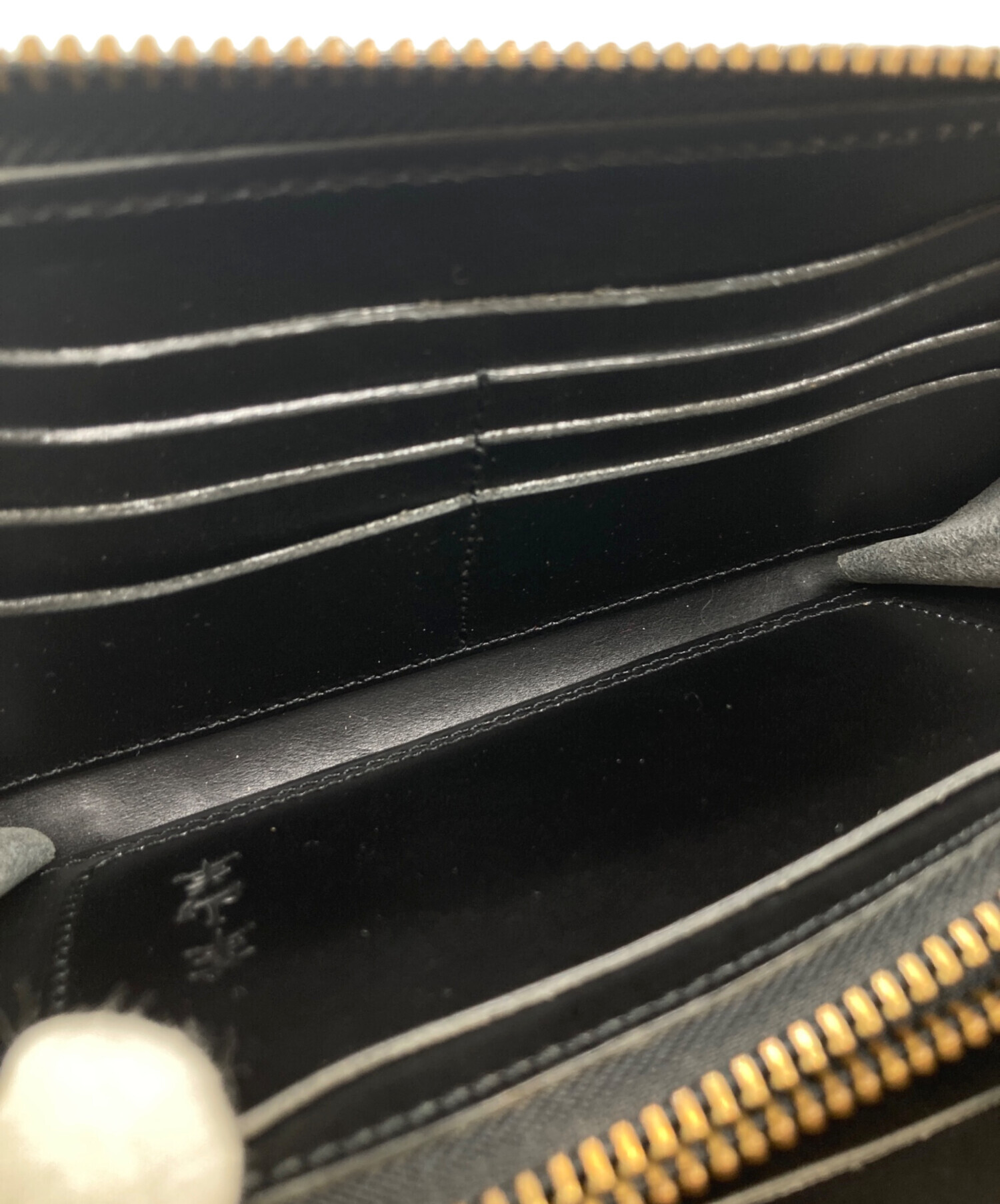 中古・古着通販】革蛸謹製 (カワタコキンセイ) 長財布 ブラック
