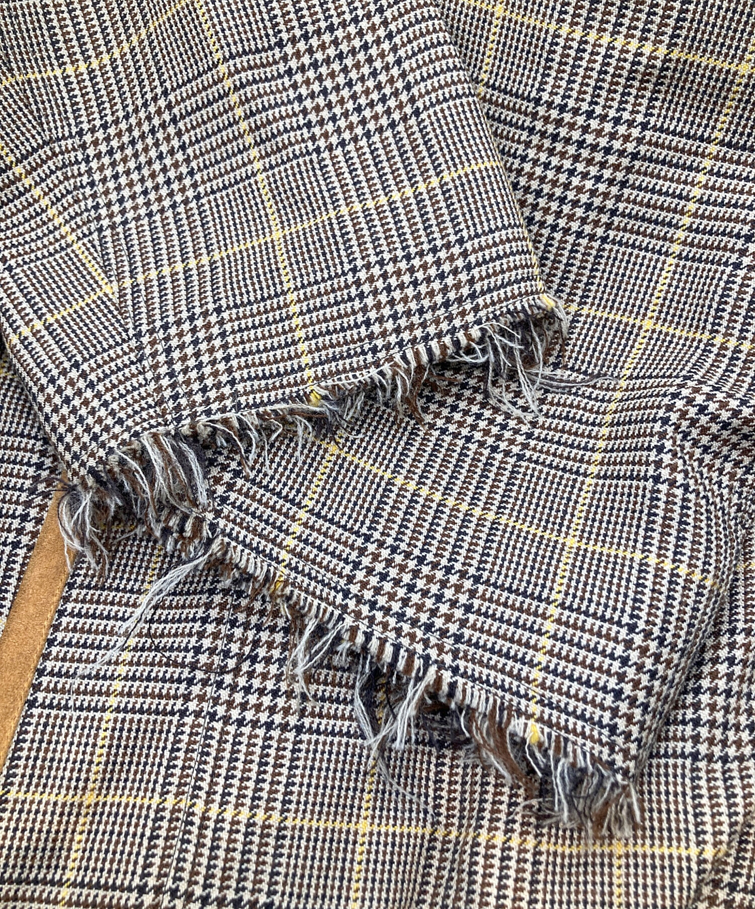 中古・古着通販】MARNI (マルニ) グレンチェックカットオフロング