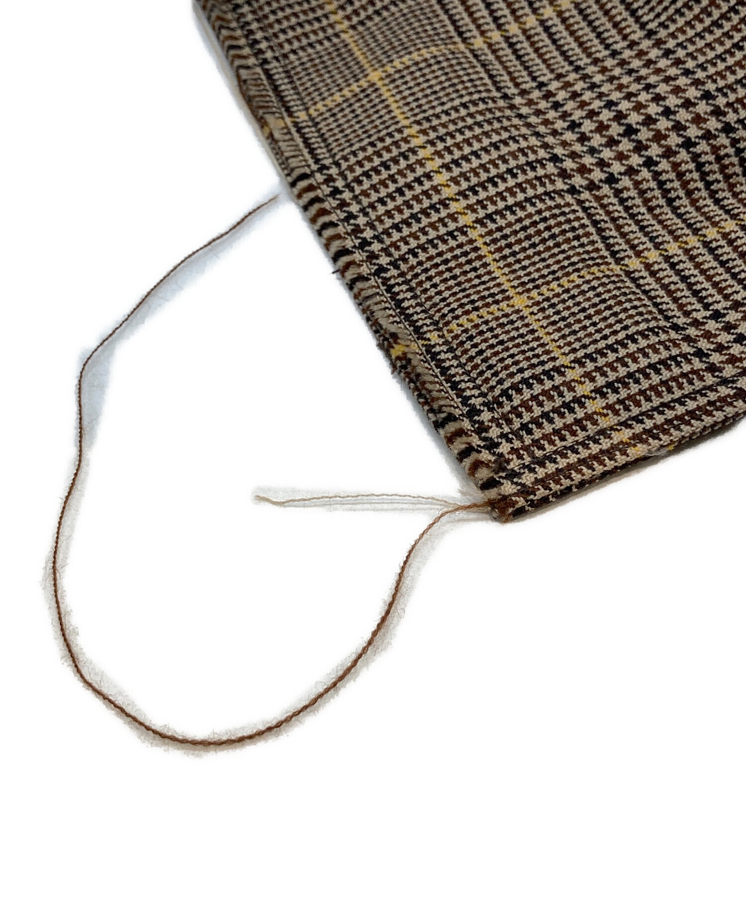 中古・古着通販】MARNI (マルニ) グレンチェックカットオフロング
