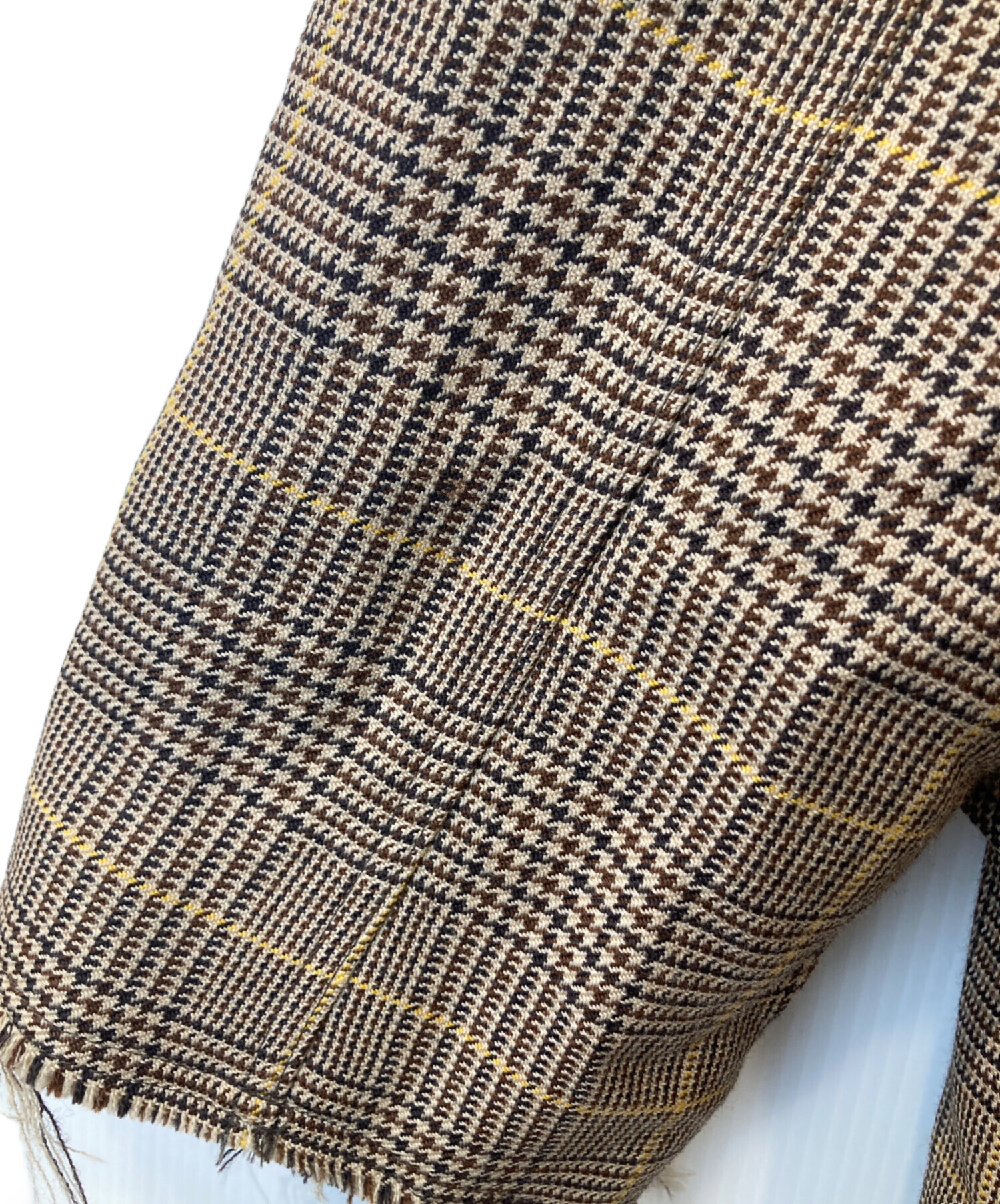 中古・古着通販】MARNI (マルニ) グレンチェックカットオフロング