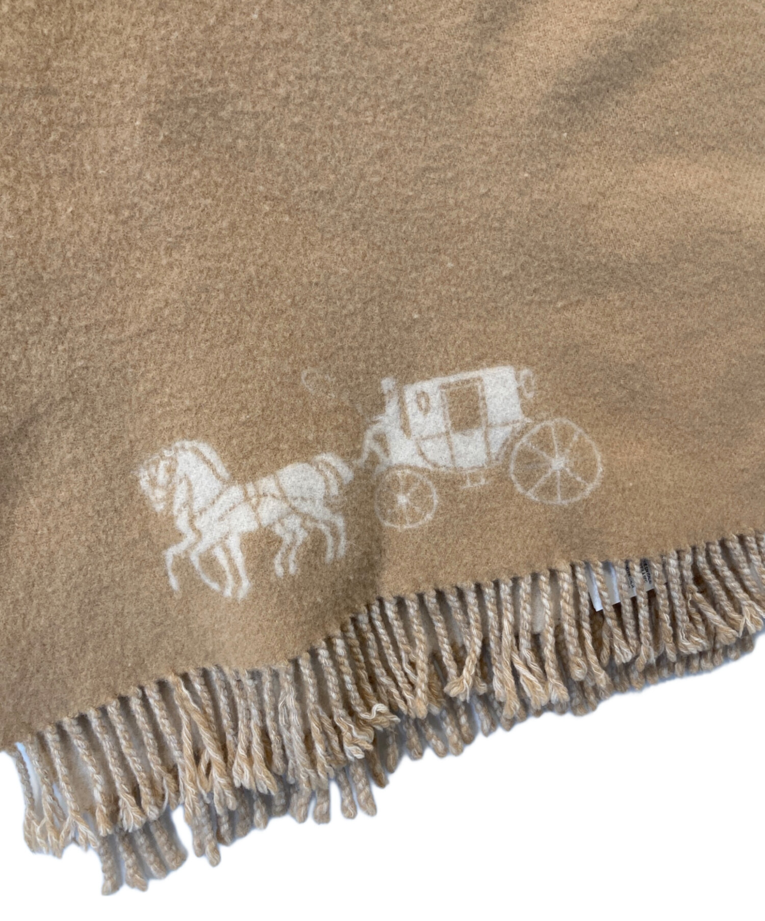 中古・古着通販】COACH (コーチ) ウールマフラー ベージュ｜ブランド