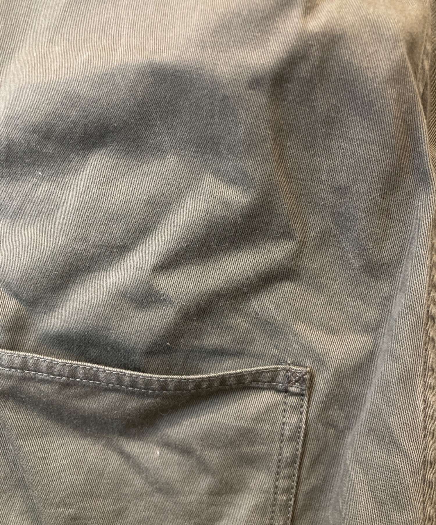 ネストローブ コットンツイルデッキサロペット オリーブグリーン 中古・古着通販】nest Robe (ネストローブ) コットンツイルデッキ