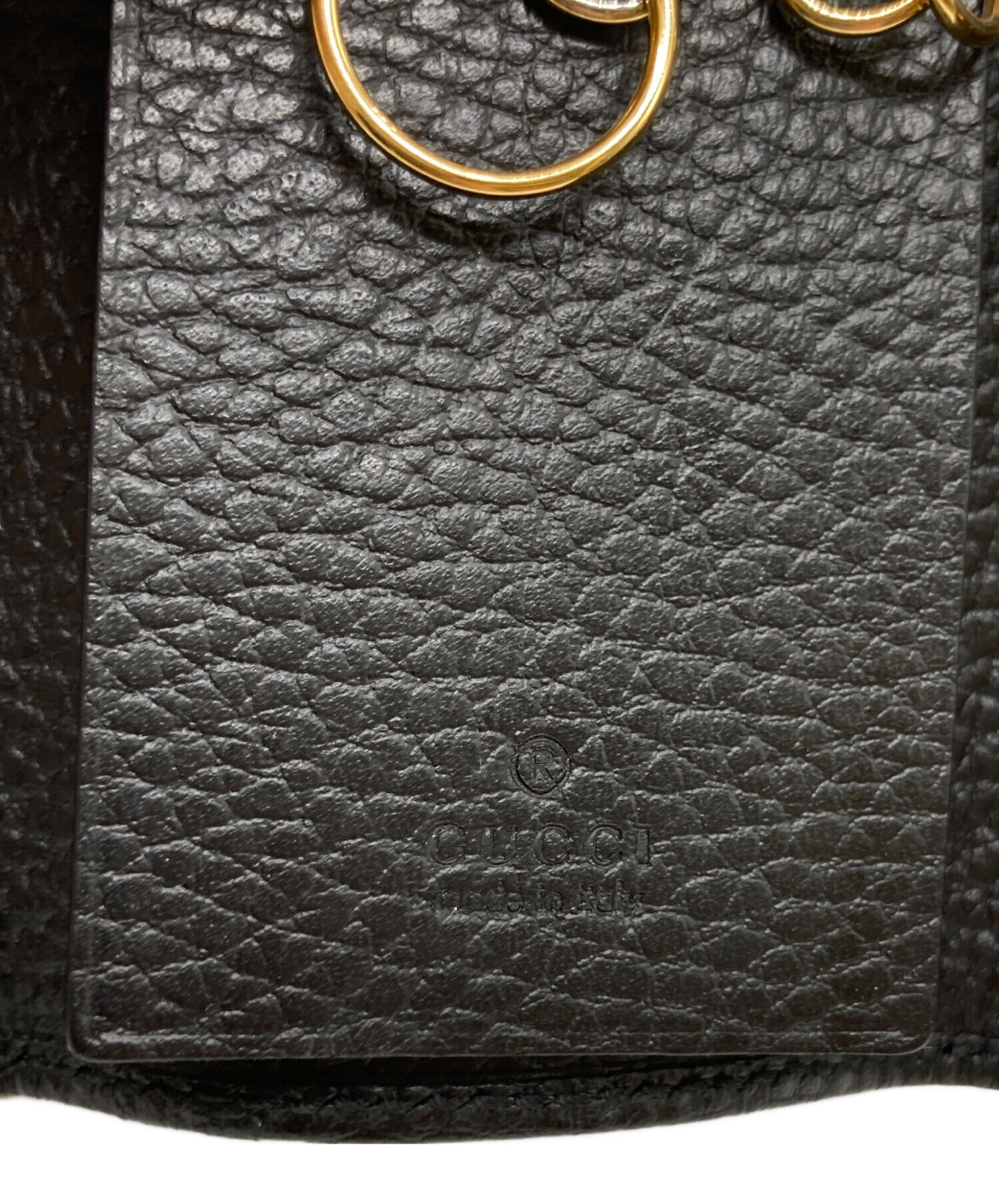 中古・古着通販】GUCCI (グッチ) 6連キーケース 456113 0959 ブラック