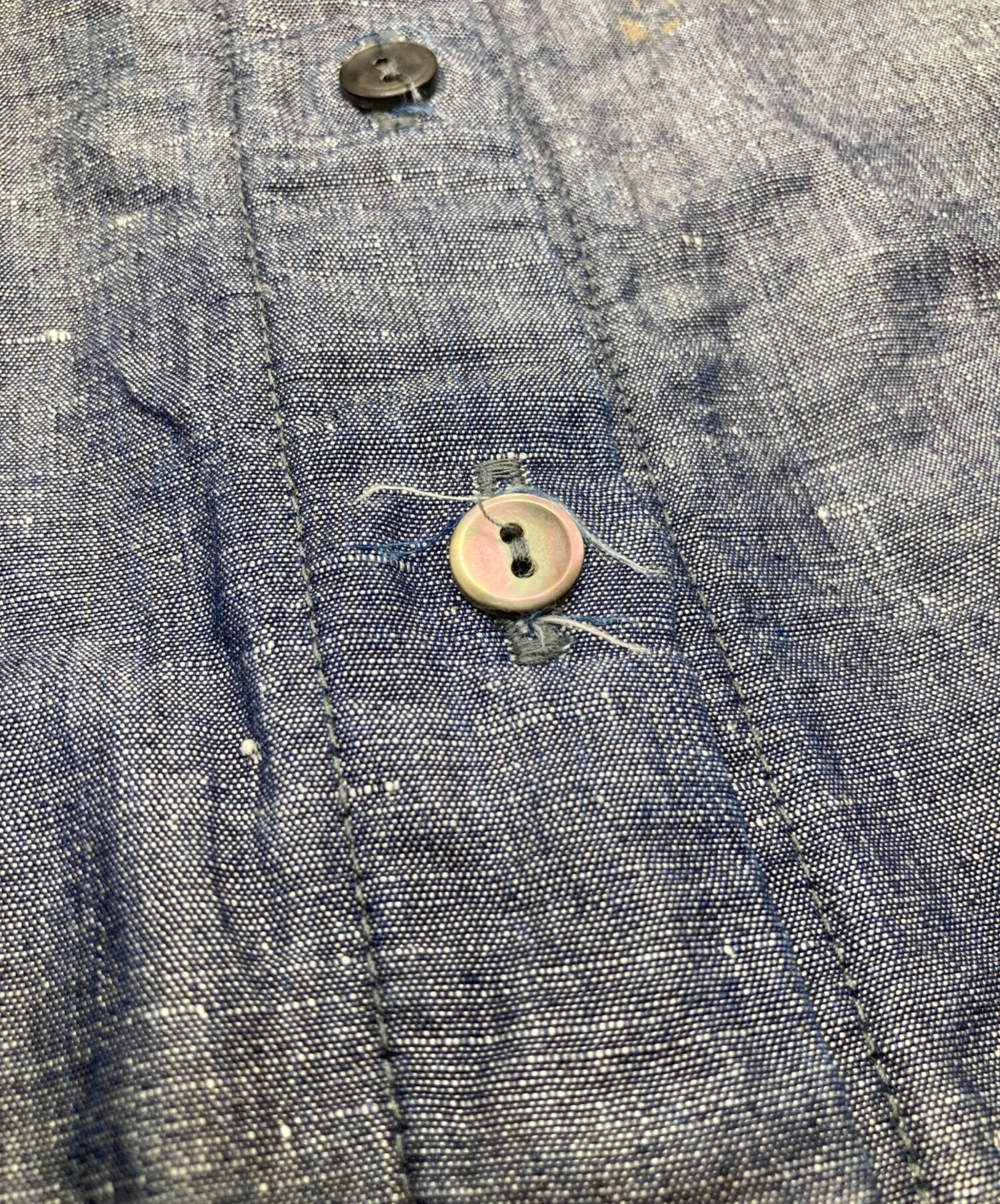 中古・古着通販】nest Robe (ネストローブ) コットンリネンダンガリー