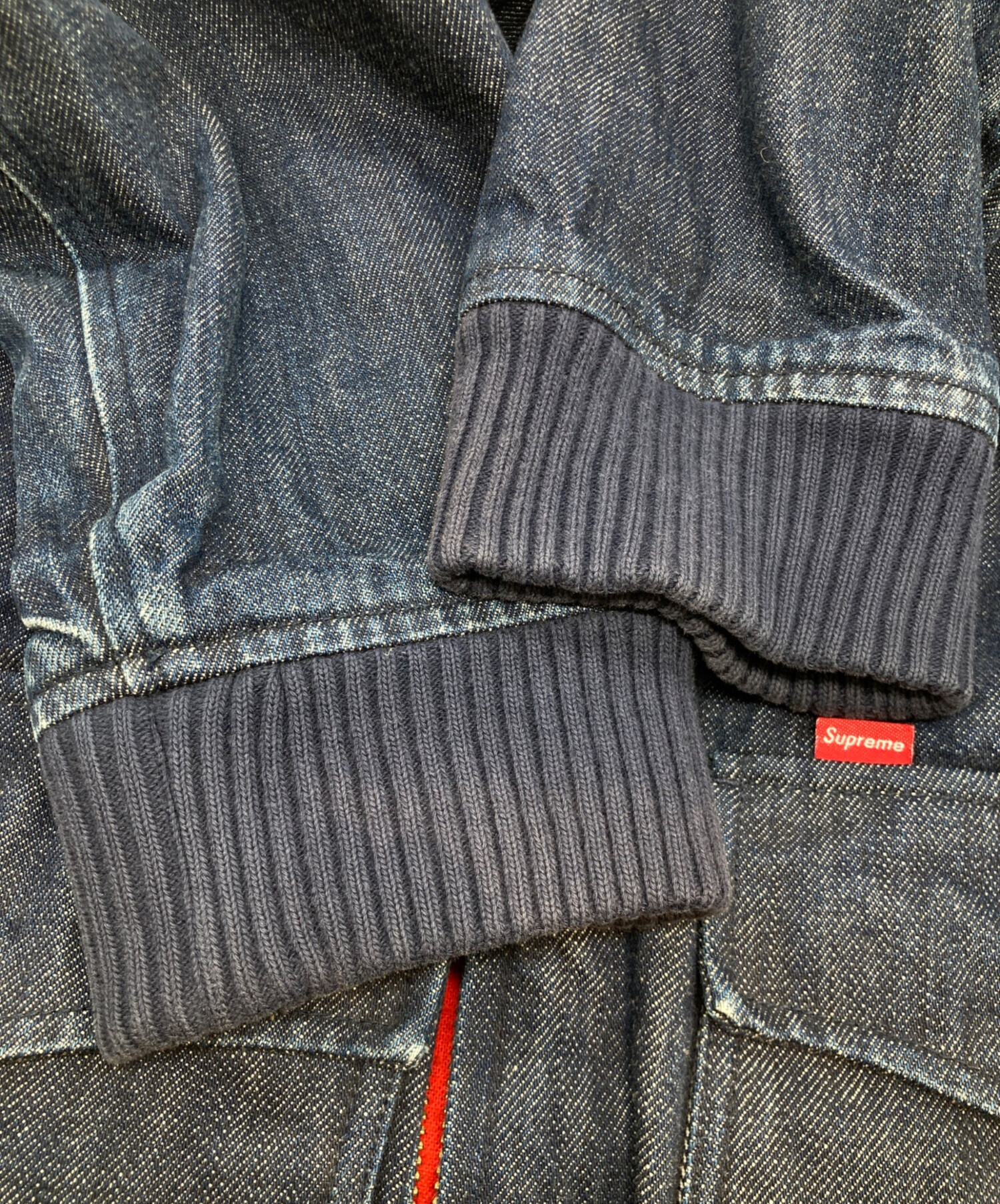 中古・古着通販】SUPREME (シュプリーム) 10AW SHEARLING COLLAR DENIM