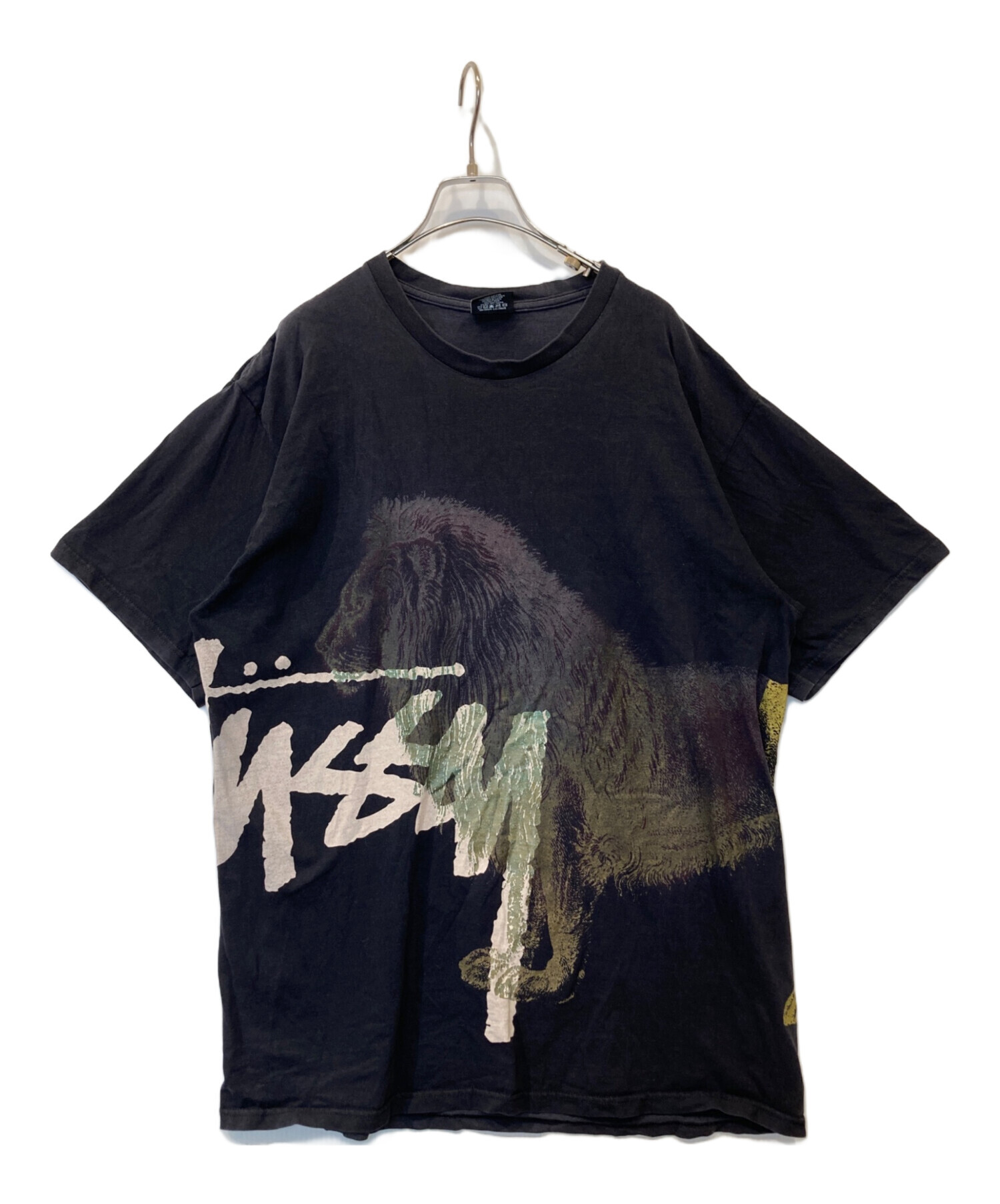 中古・古着通販】stussy (ステューシー) Tシャツ ブラック サイズ:XL 