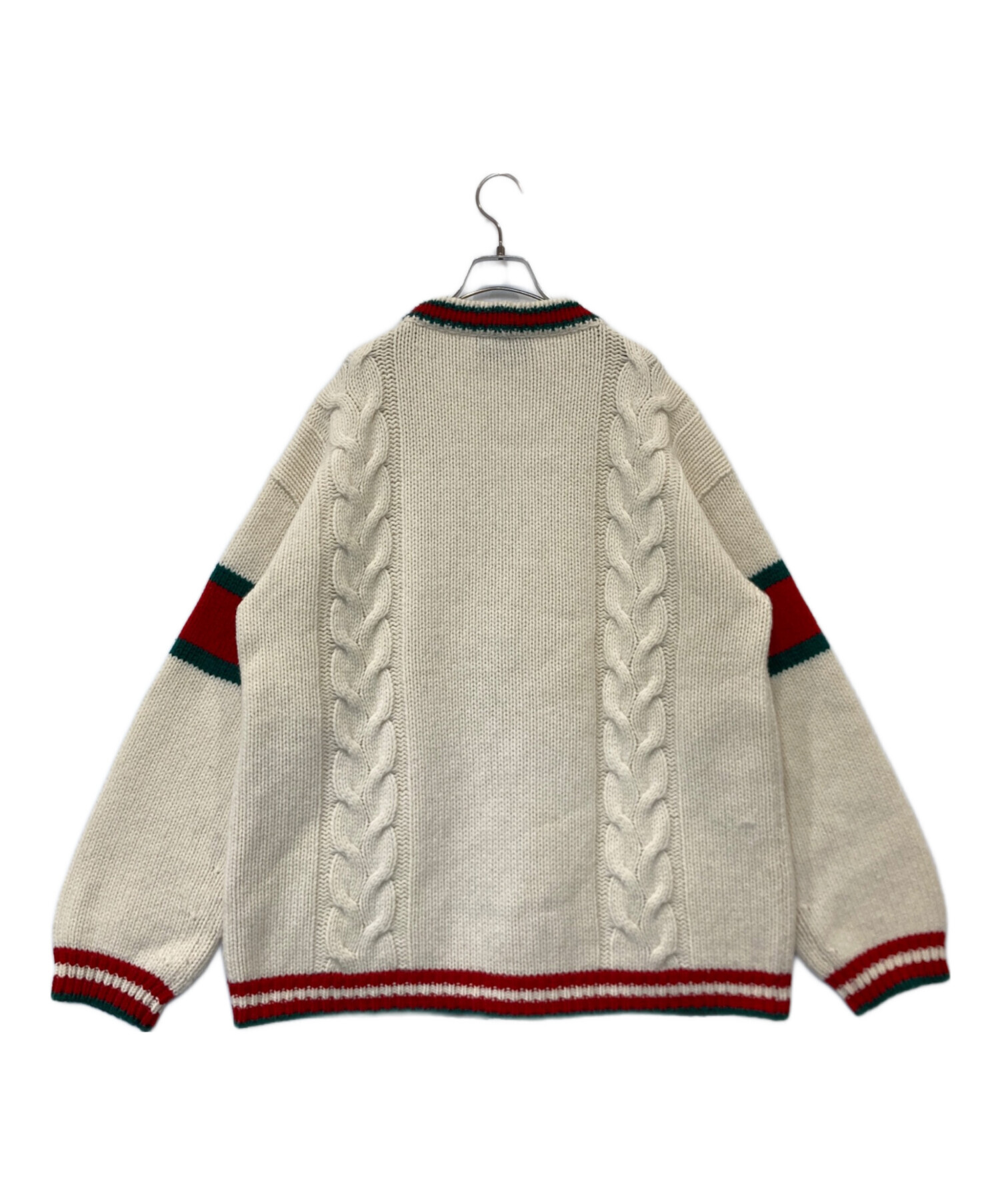 未使用品　Gucci カーディガン 中古・古着通販】GUCCI (グッチ) ニットカーディガン ブルー サイズ