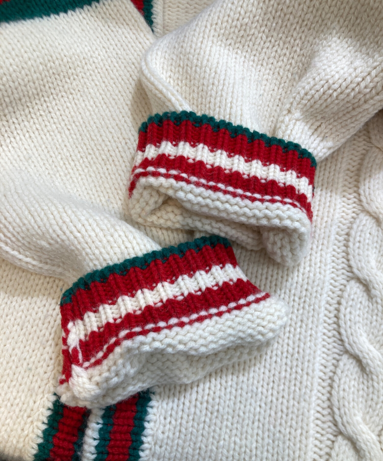 中古・古着通販】GUCCI (グッチ) cable knit wool cardigan ケーブル