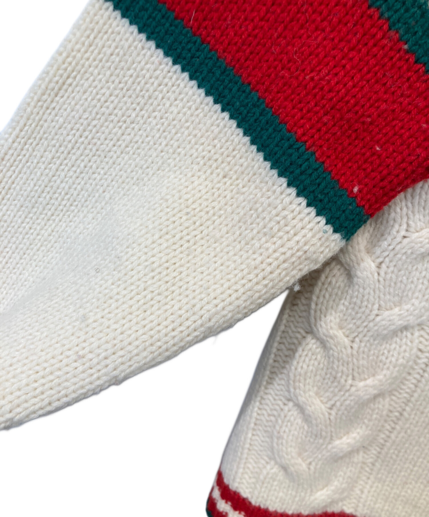 中古・古着通販】GUCCI (グッチ) cable knit wool cardigan ケーブル