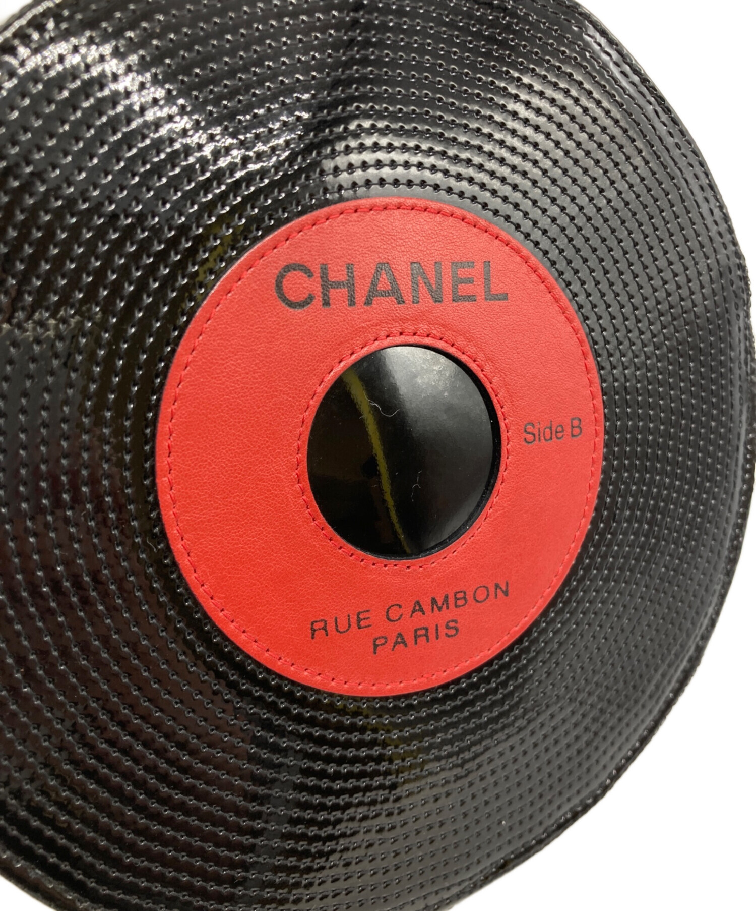 中古・古着通販】CHANEL (シャネル) レコードバッグ ブラック