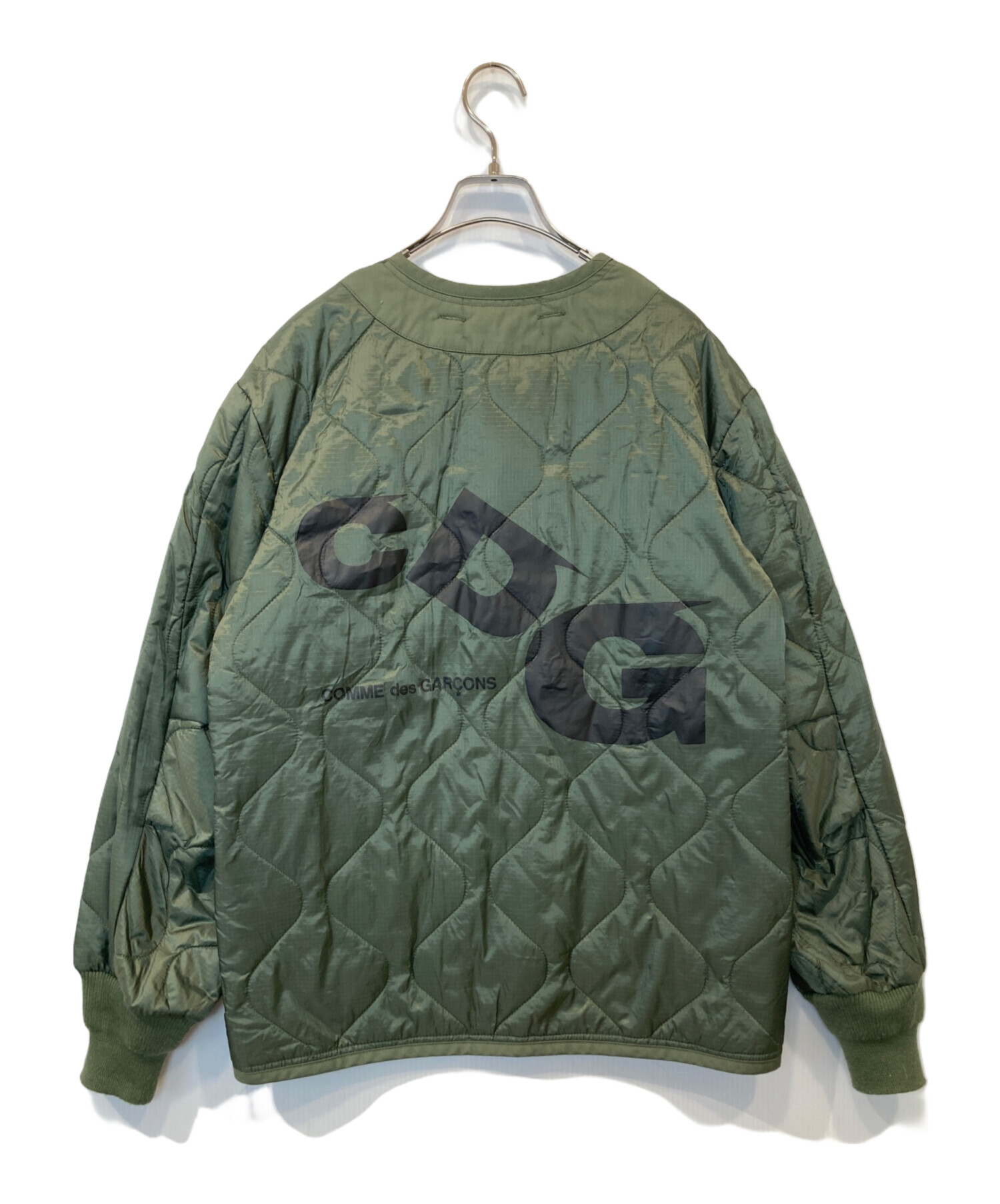 CDG オリーブグリーン キルティングジャケット 中古・古着通販】CDG (シーディージー) ALPHA (アルファ) ライナー