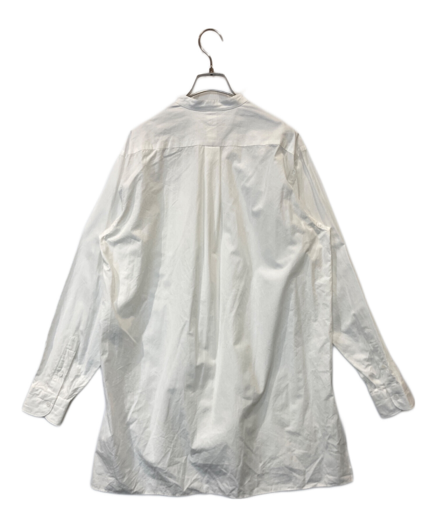 中古】COMOLI 21SS シャツ サイズ2 T01-02001 ホワイト COMOLI コモリ