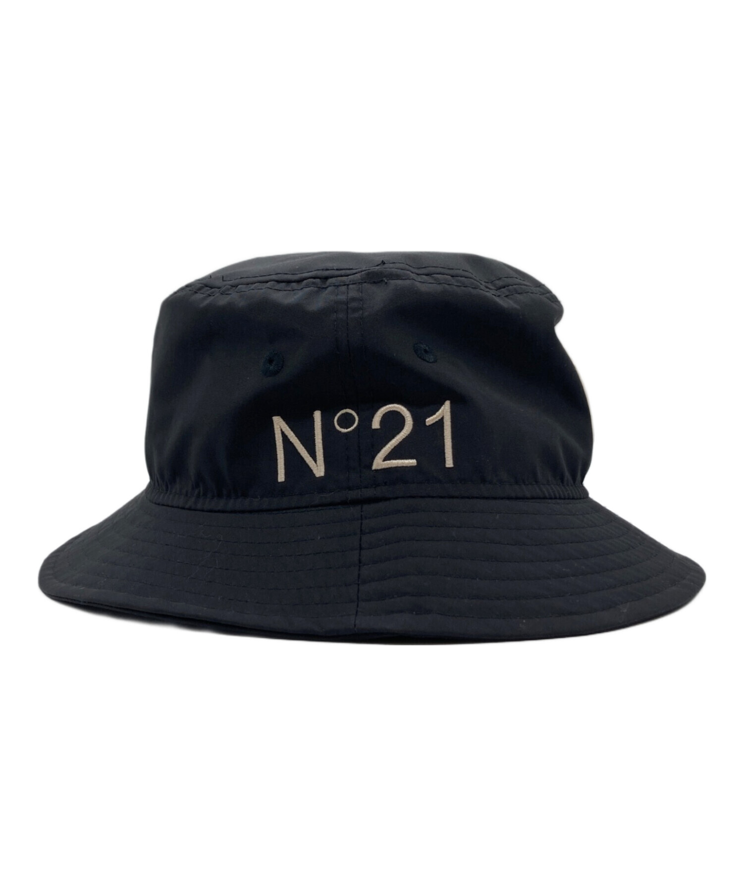 ★美品★ヌメロヴェントゥーノ　ニューエラ　ハット　クリスタル　ロゴ　ブラック 中古・古着通販】New Era (ニューエラ) N°21 (ヌメロヴェントゥーノ