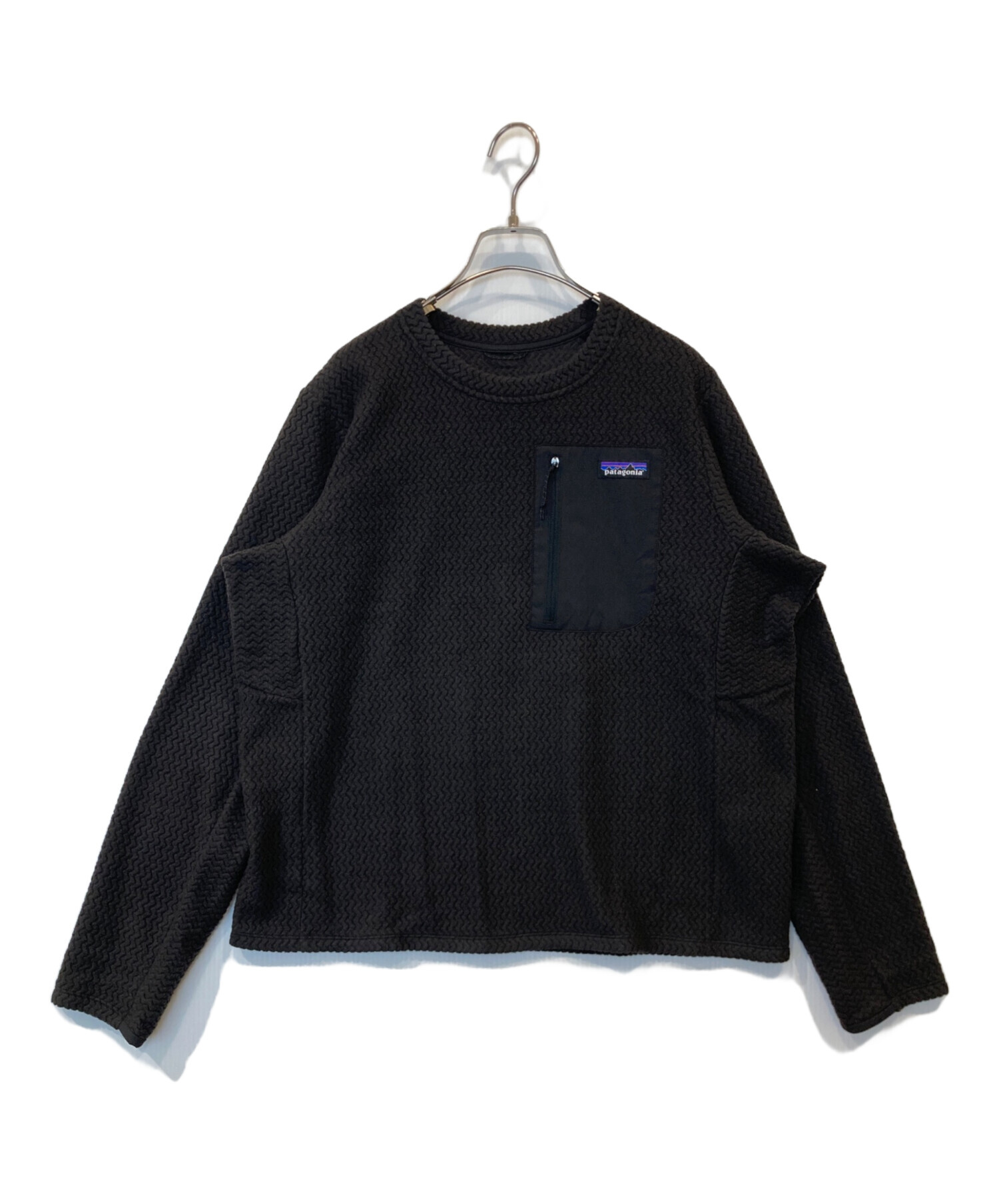 希少　パタゴニア R1エアクルー L 24年モデル　BLK ブラック BLACK patagonia（パタゴニア） [25FW新作追加] 新品 Patagonia M's R1 Air