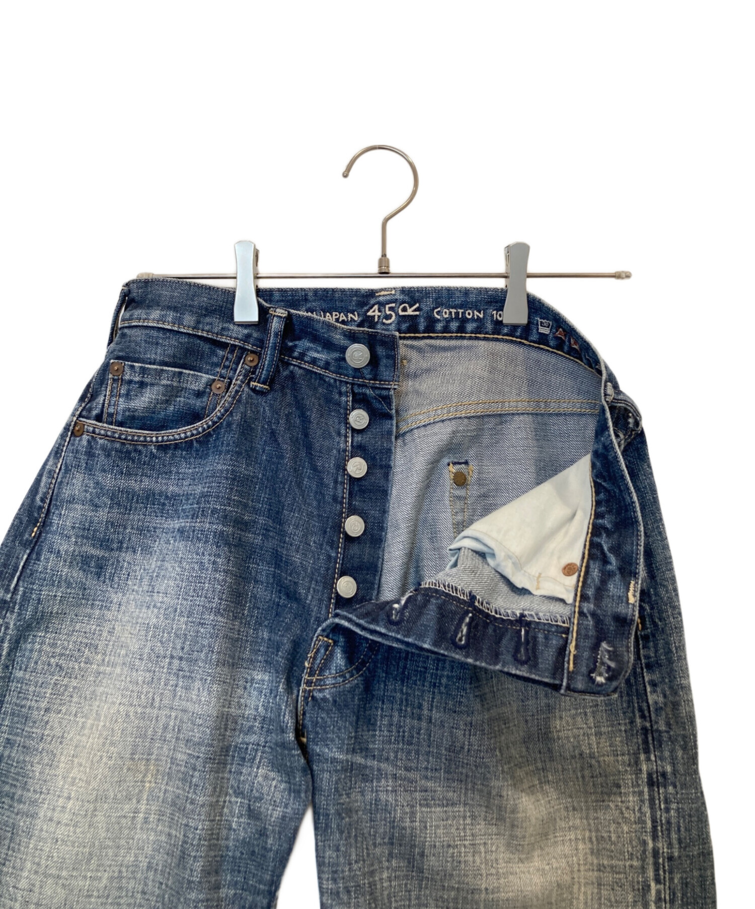 ゲンゾウ45R/フォーティファイブインディゴジィーンズ　サイズ36 中古・古着通販】45R (フォーティファイブ・アール) デニムパンツ 805
