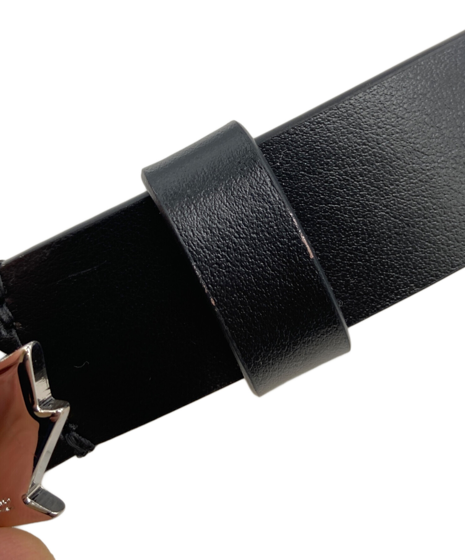 DSQUARED2 ディースクエアード　ベルト　レディース　ブラック　ストーン 中古・古着通販】DSQUARED2 (ディースクエアード) レザーベルト