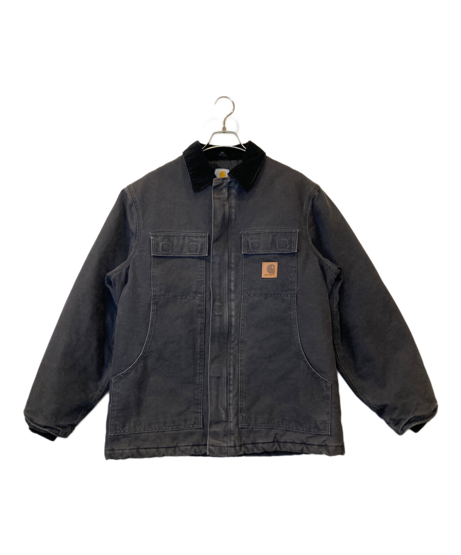 Carhartt C26 BLK トラディショナルコート BLACK 企業ロゴ 最高ファッション - Carhartt C26 BLK トラディショナルコート BLACK