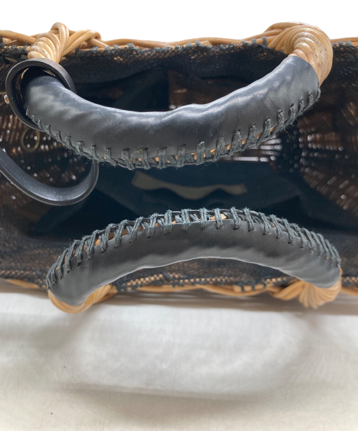 中古・古着通販】ebagos (エバゴス) マルシェバッグ ベージュ サイズ