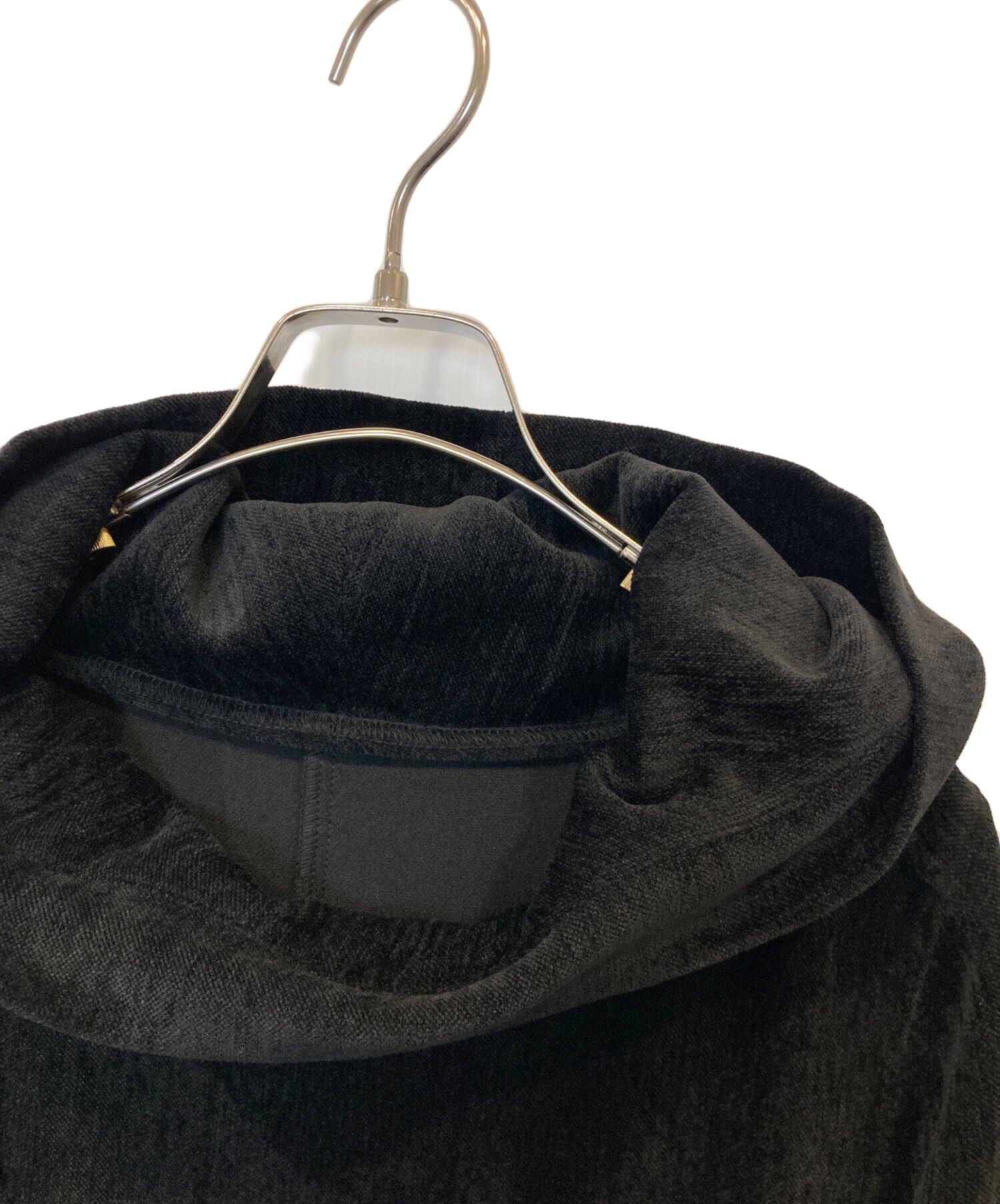 中古・古着通販】crewre (クルー) ベルベットフードワンピース