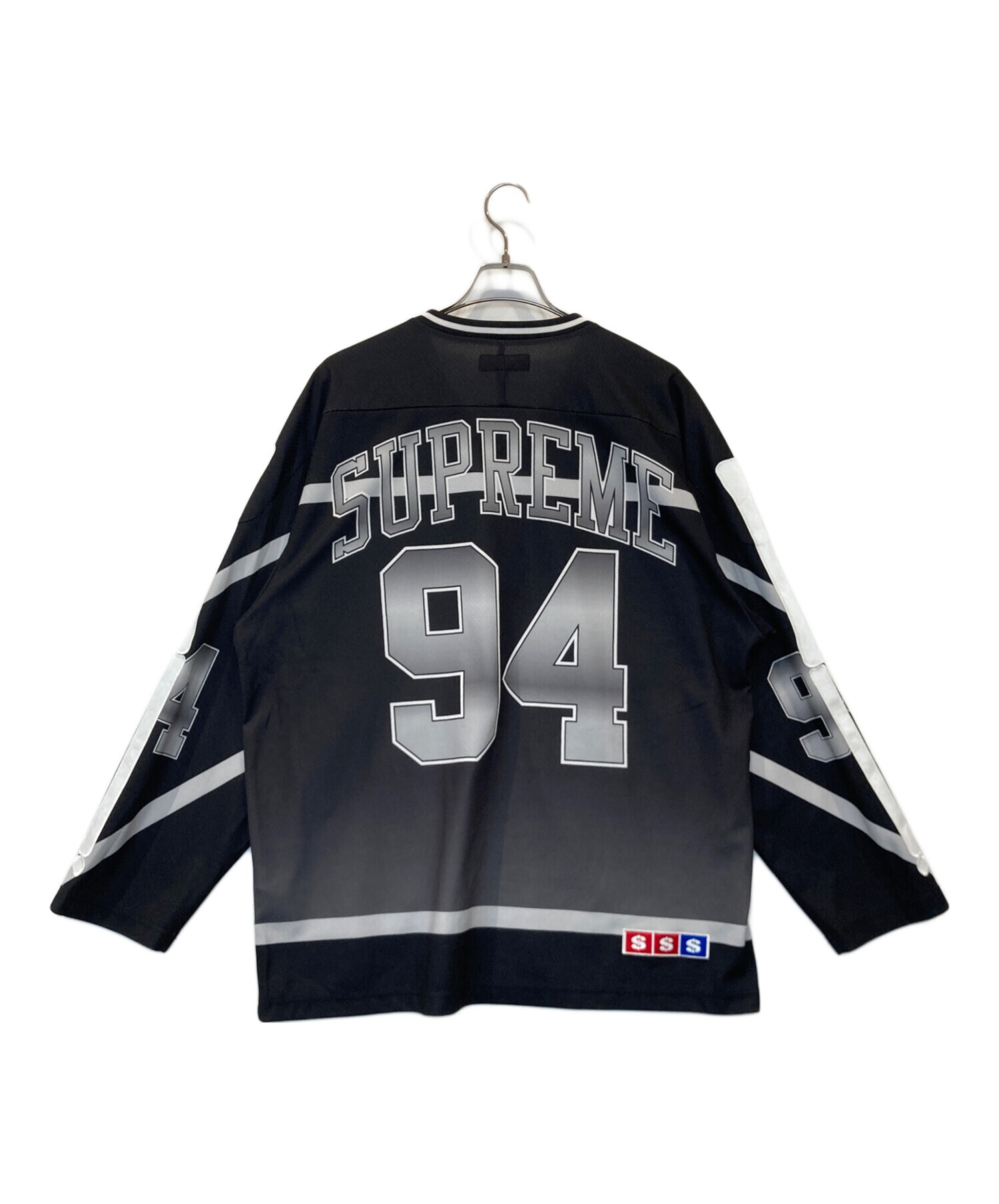 Supreme Bones Football Jersey 黒 M Supreme Bones Football Jersey 63 ブラック Supreme Bones Football
