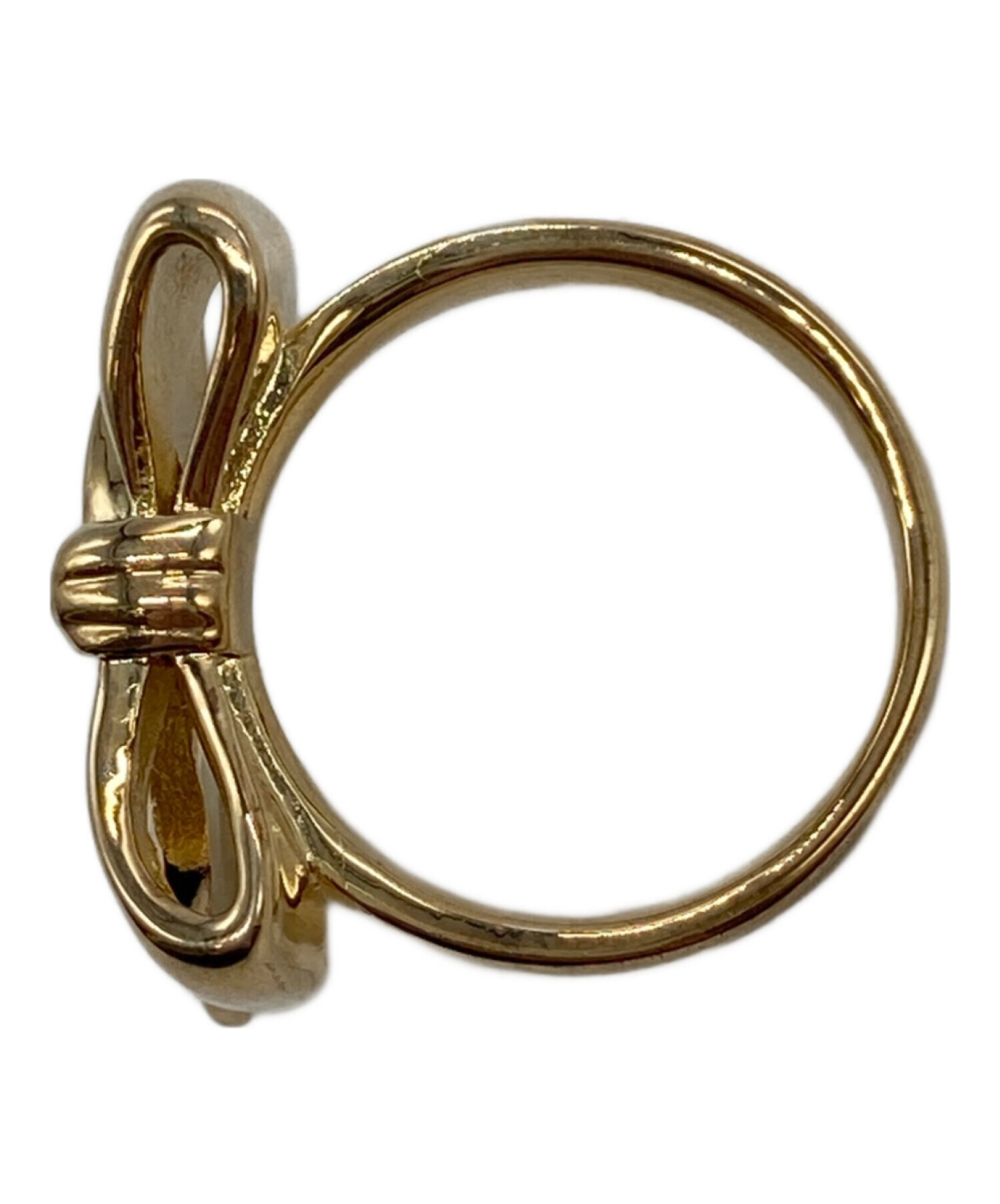 中古・古着通販 NUMBERING ナンバーリング Ribbon Ring リボンリング ゴールド サイズ 12号 ブランド・古着通販 トレファク公式 TREFAC FASHION スマホサイト