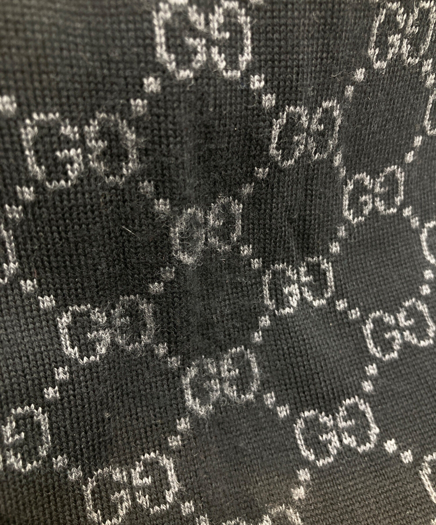 中古・古着通販】GUCCI (グッチ) GG柄ウールマフラー 325806 3G206