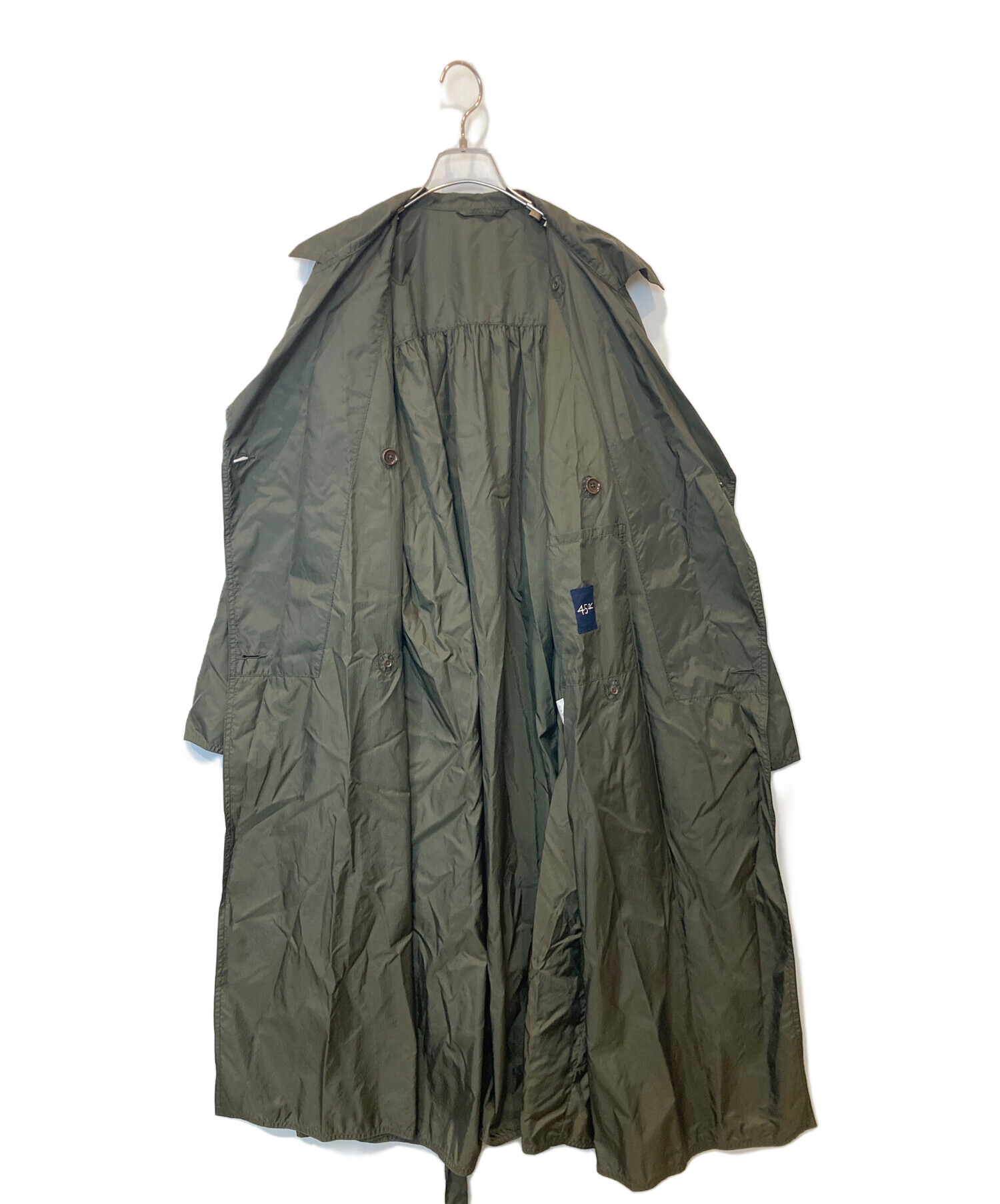 中古・古着通販】45R (フォーティファイブ・アール) ナイロントレンチ 中古・古着通販】45R (フォーティファイブ・アール) ナイロントレンチ