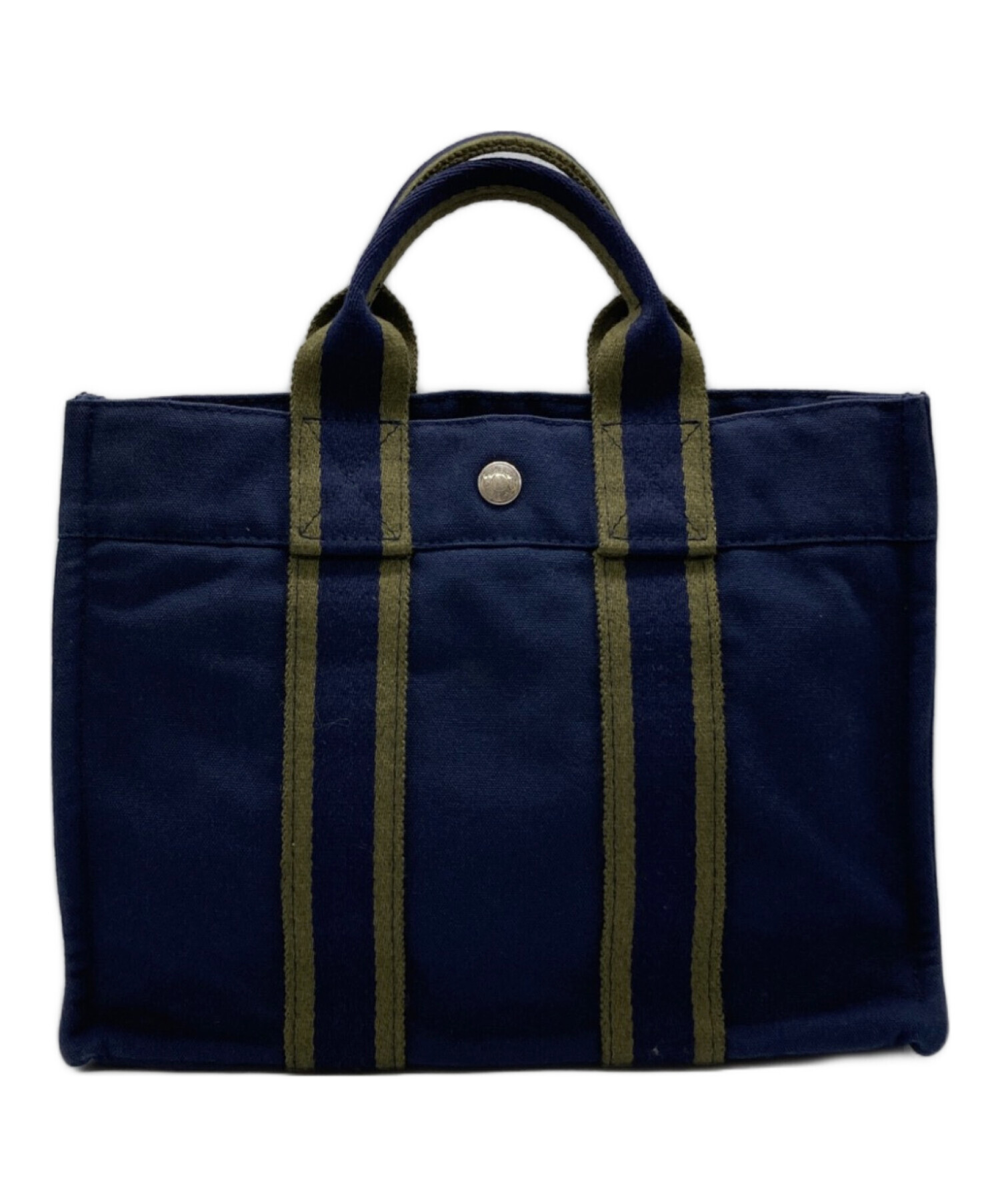 中古・古着通販】HERMES (エルメス) フールトゥPMハンドバッグ カーキ 