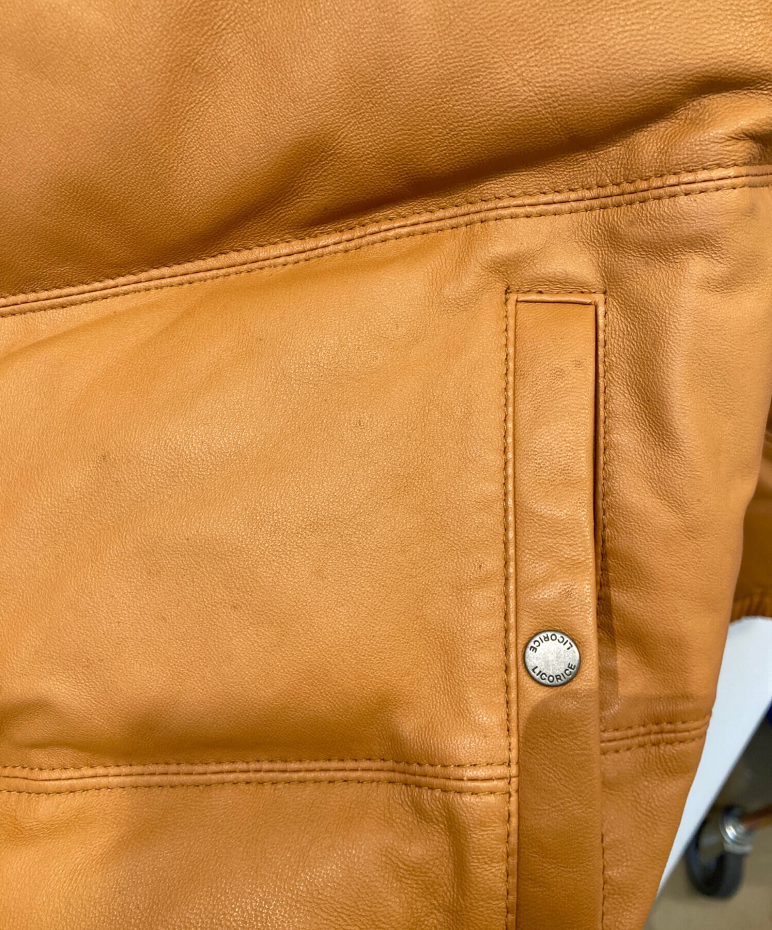 中古・古着通販】LICORICE (リコリス) ラムレザーダウンジャケット