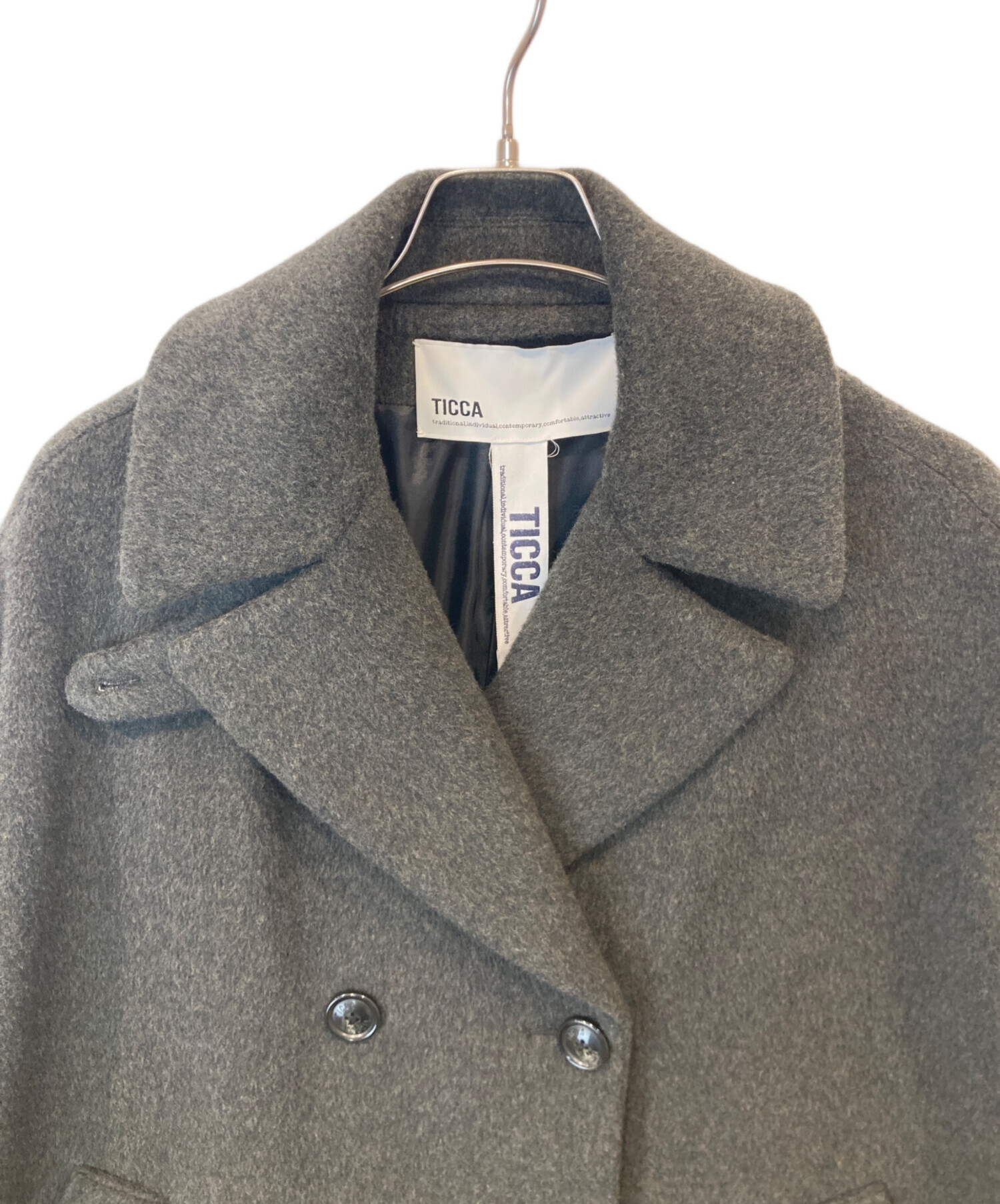 【美品】 TICCA / ティッカ テントコート 0243410231 ≪追加≫TICCA / ティッカ テントコート 0243410231（ピーコート