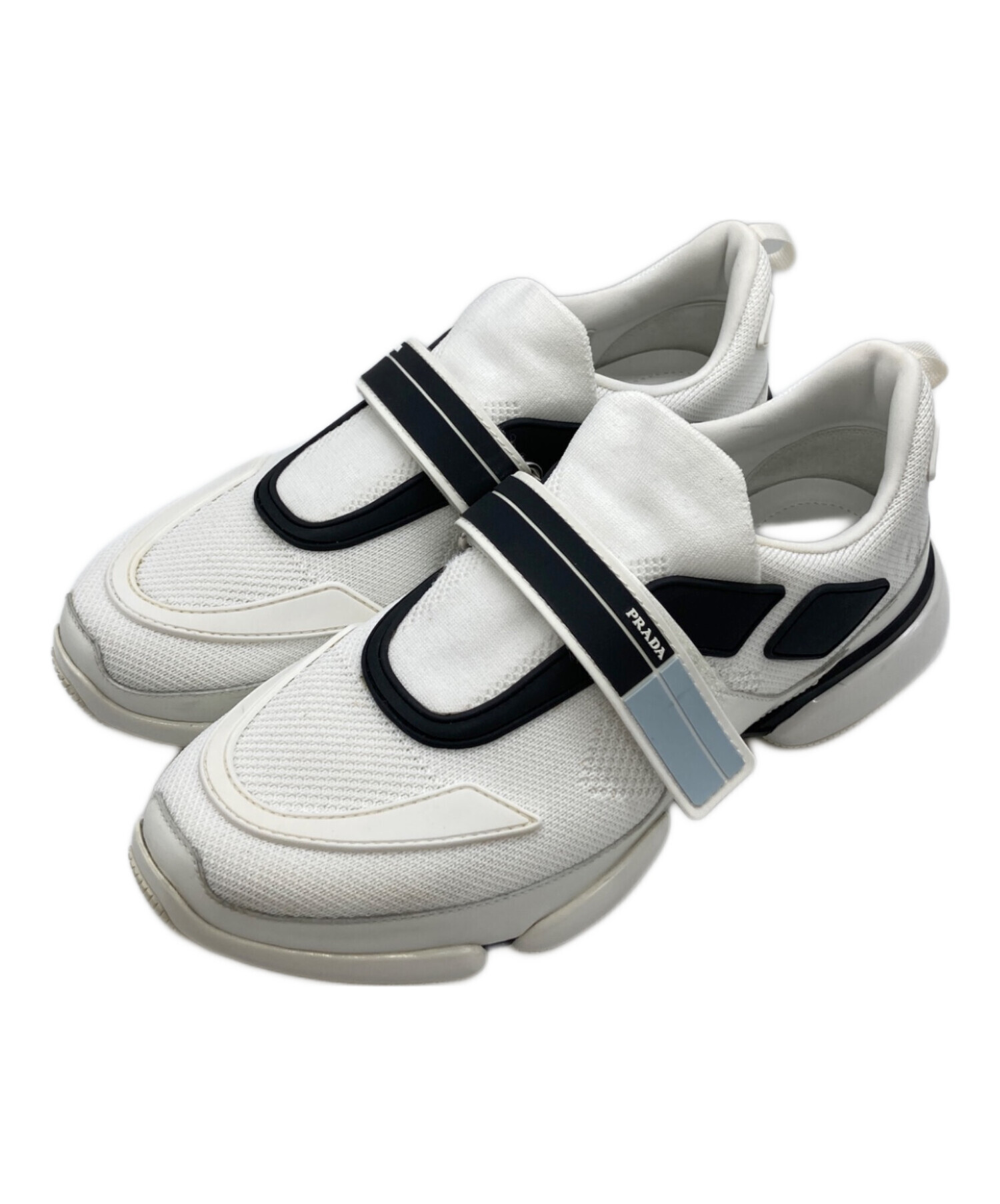 PRADA プラダ 18ss クラウドバスト ニットローカットスニーカー 中古・古着通販】PRADA (プラダ) Cloudbust Knit Trainer クラウド