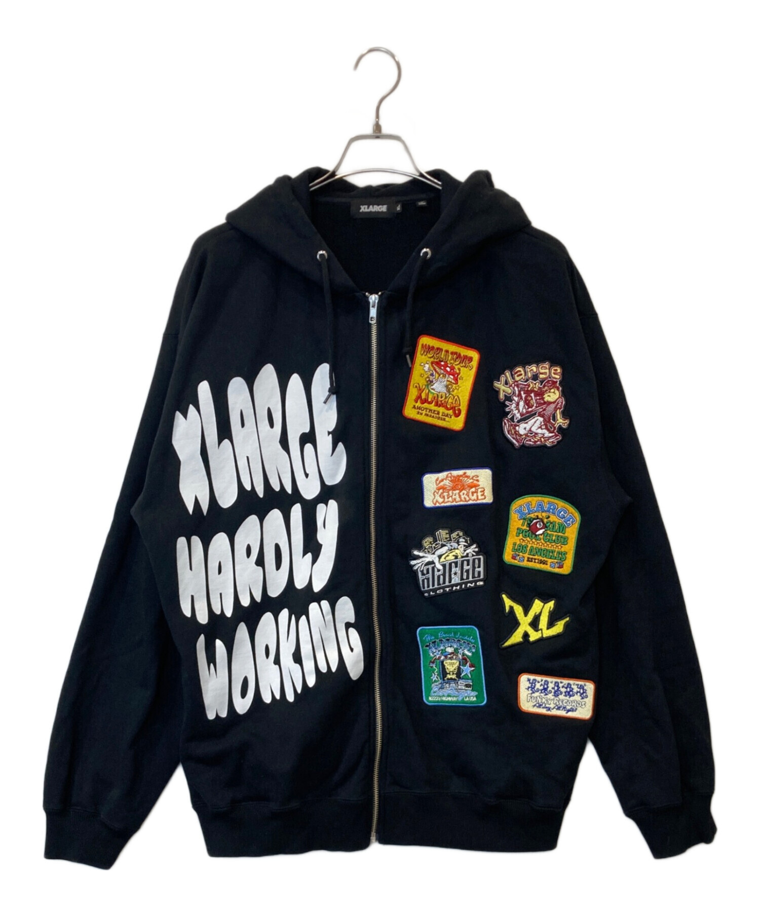 中古・古着通販】X-LARGE (エクストララージ) MULTI LOGO ZIP UP 