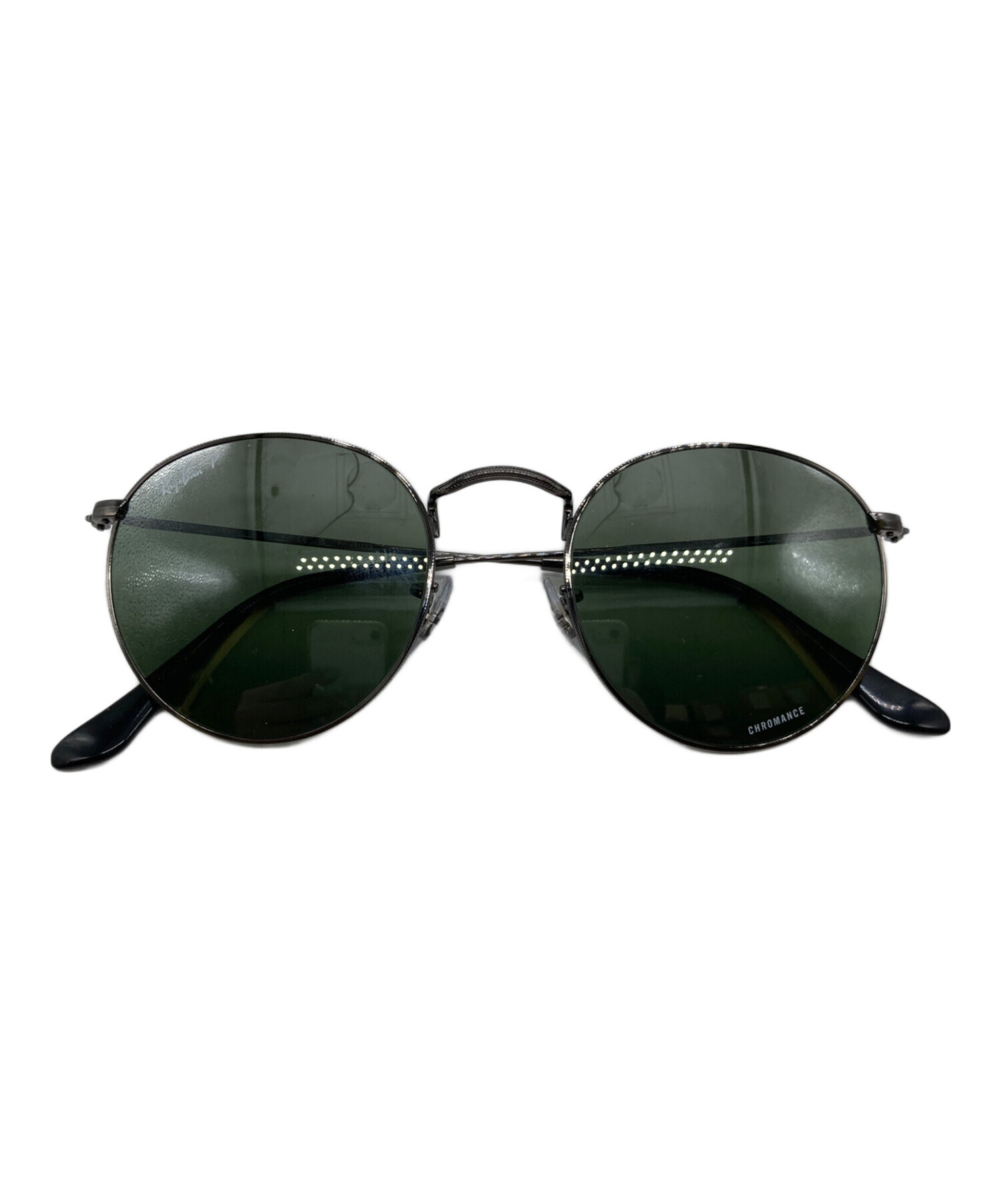 中古・古着通販】RAY-BAN (レイバン) ROUND METAL RB 3447 ブラック 