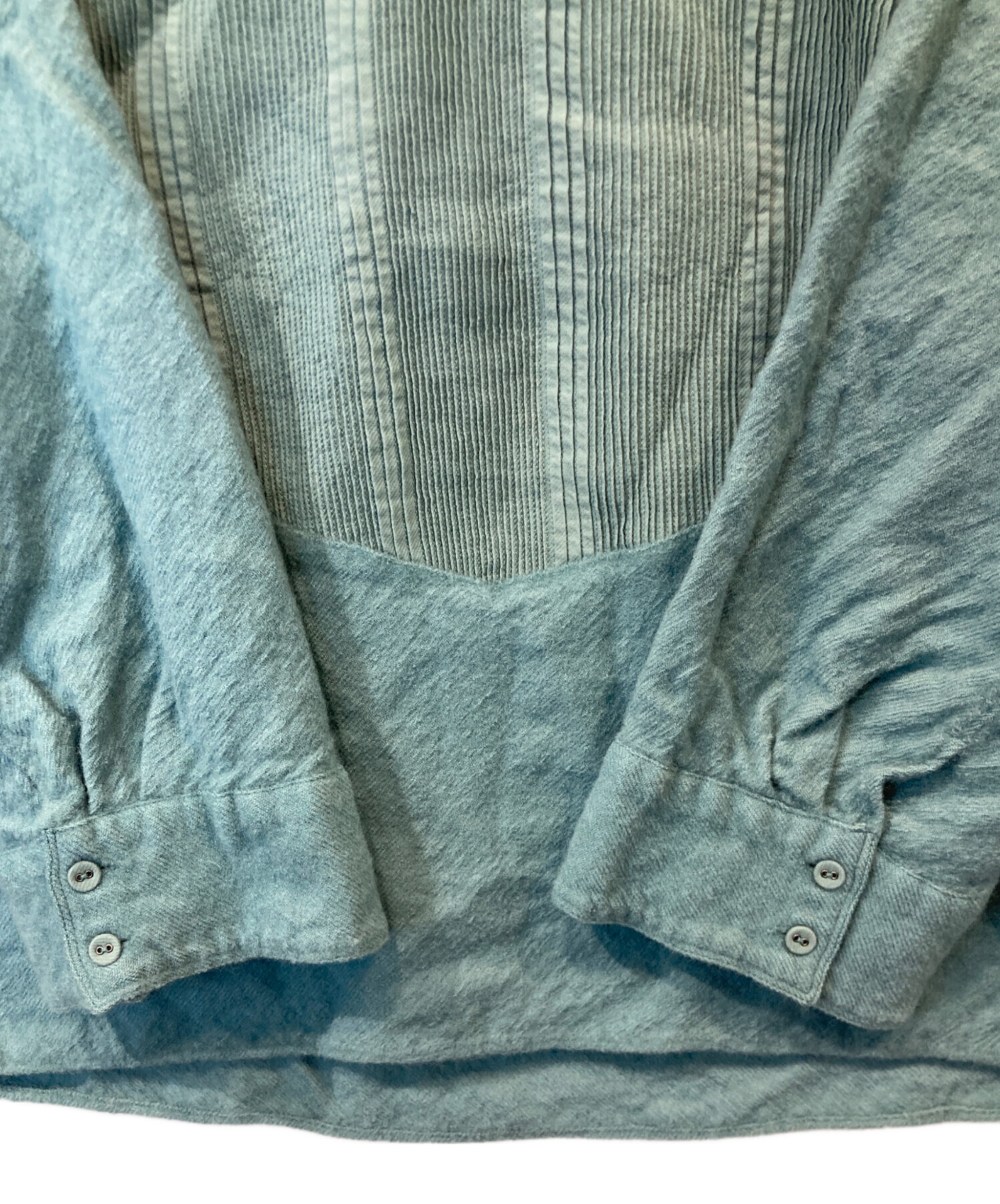 中古・古着通販】pheeta (フィータ) バンドカラー ピンタック プリーツ