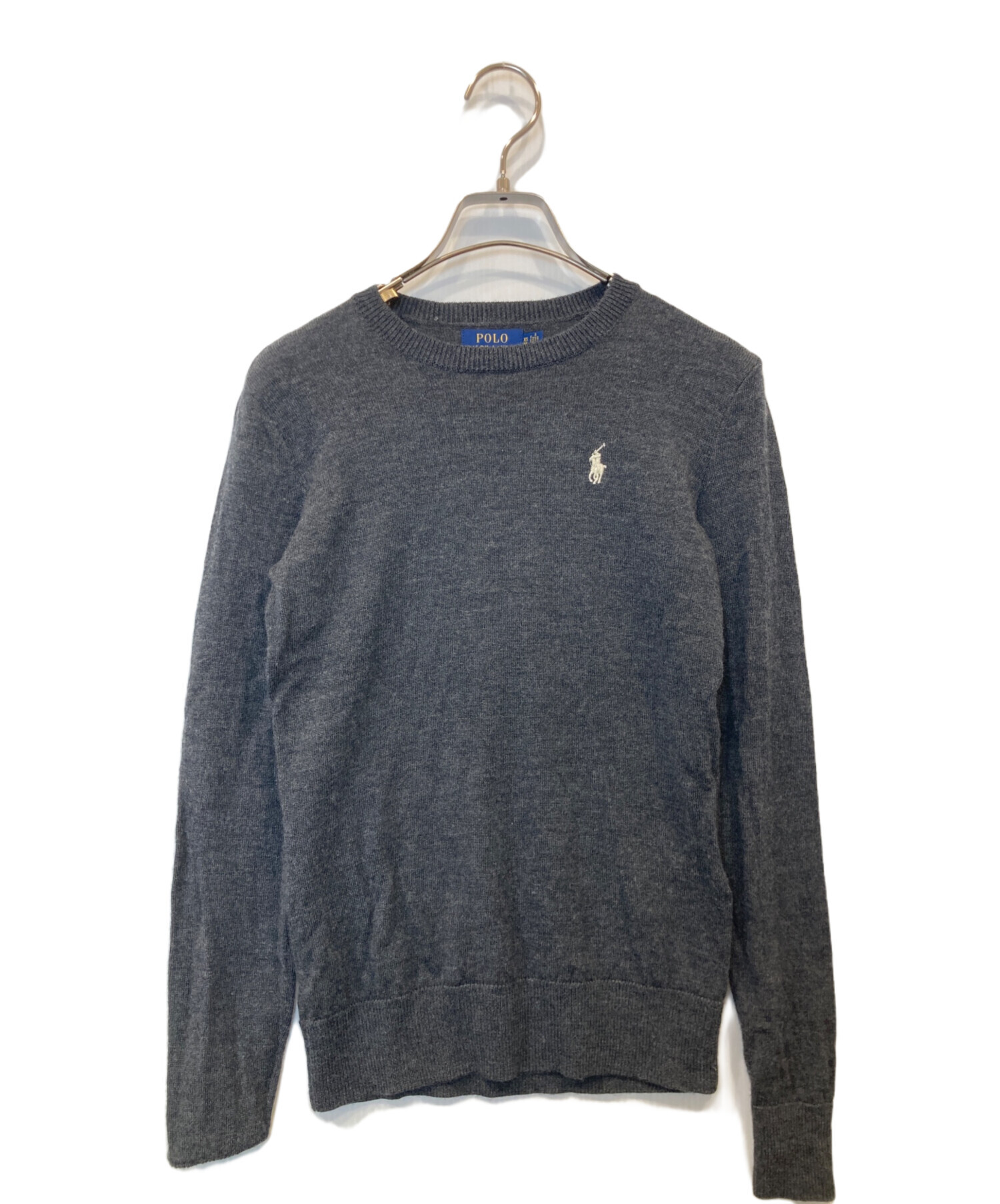 【新品未使用】POLO RALPH LAUREN ウォッシャブルメリノウール L 中古・古着通販】POLO RALPH LAUREN (ポロ・ラルフローレン