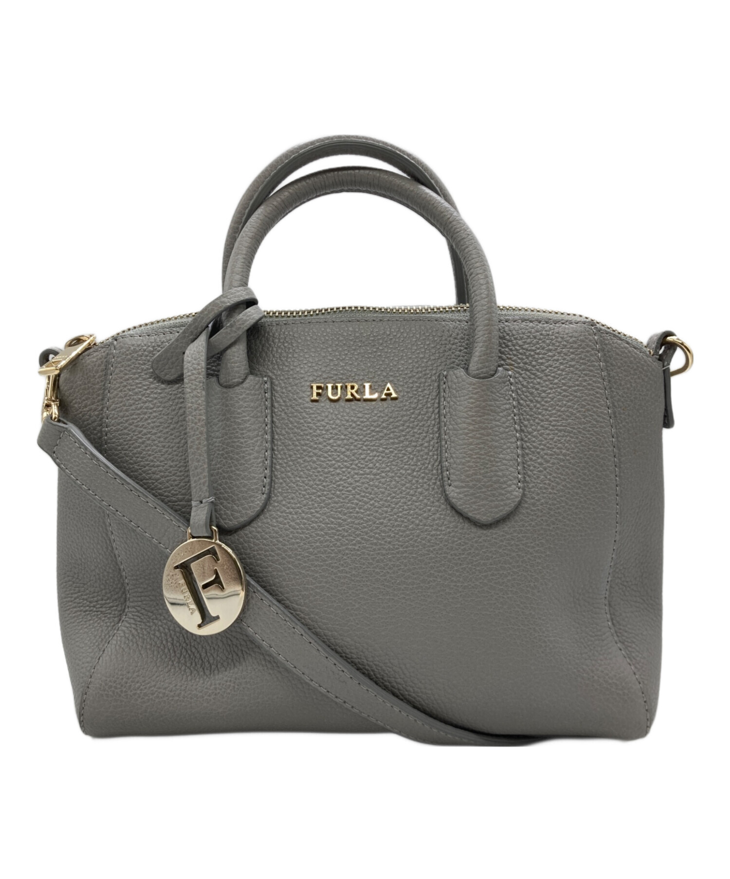 中古・古着通販】FURLA (フルラ) 2WAYバッグ BTK4TES グレー｜ブランド