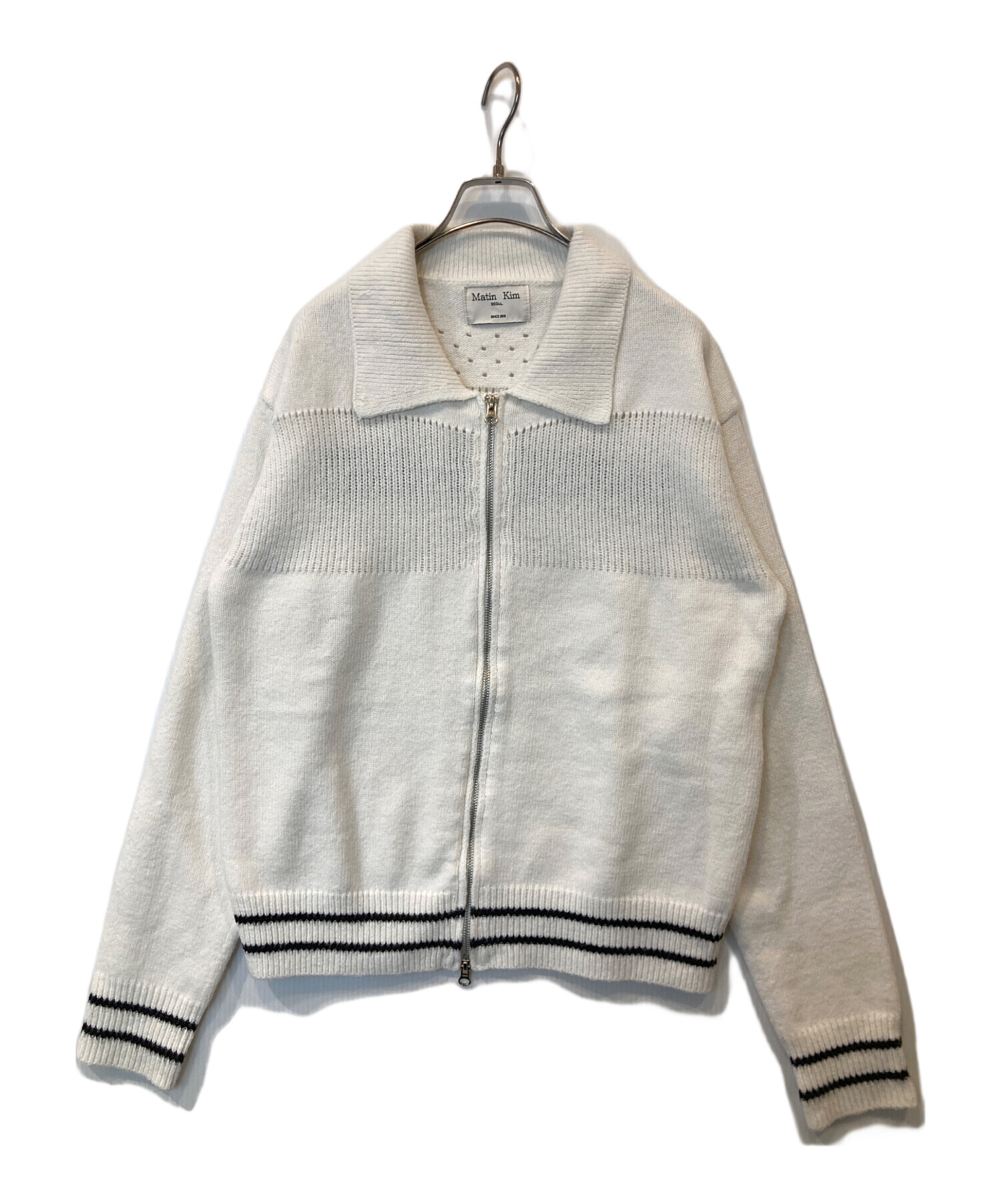中古・古着通販】Matin Kim (マーティン・キム) ジップカーディガン