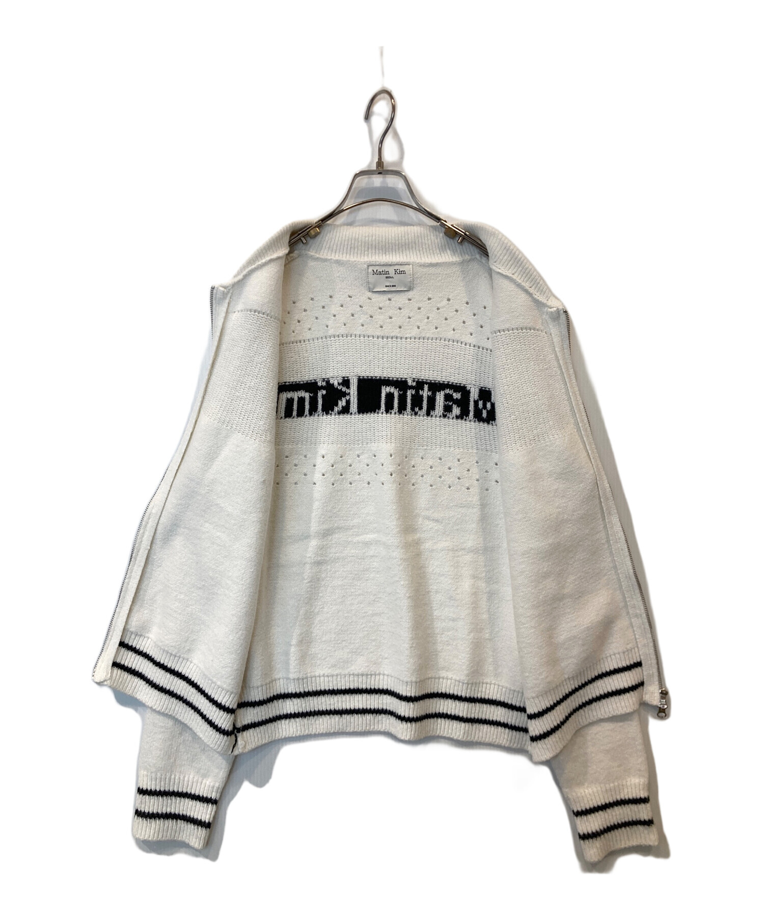 中古・古着通販】Matin Kim (マーティン・キム) ジップカーディガン